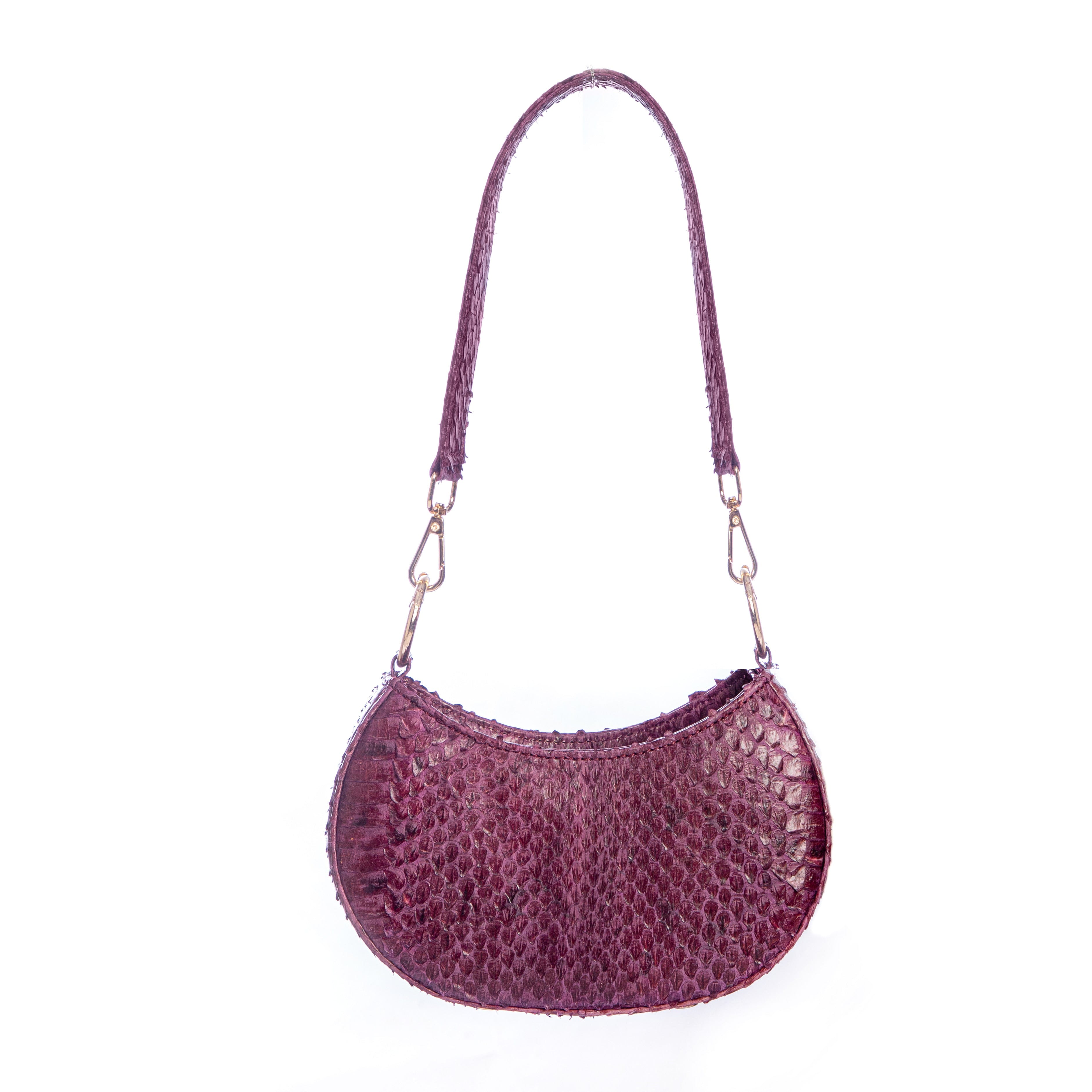 Basita - Aubergine - Hand Bag made by ALIEL