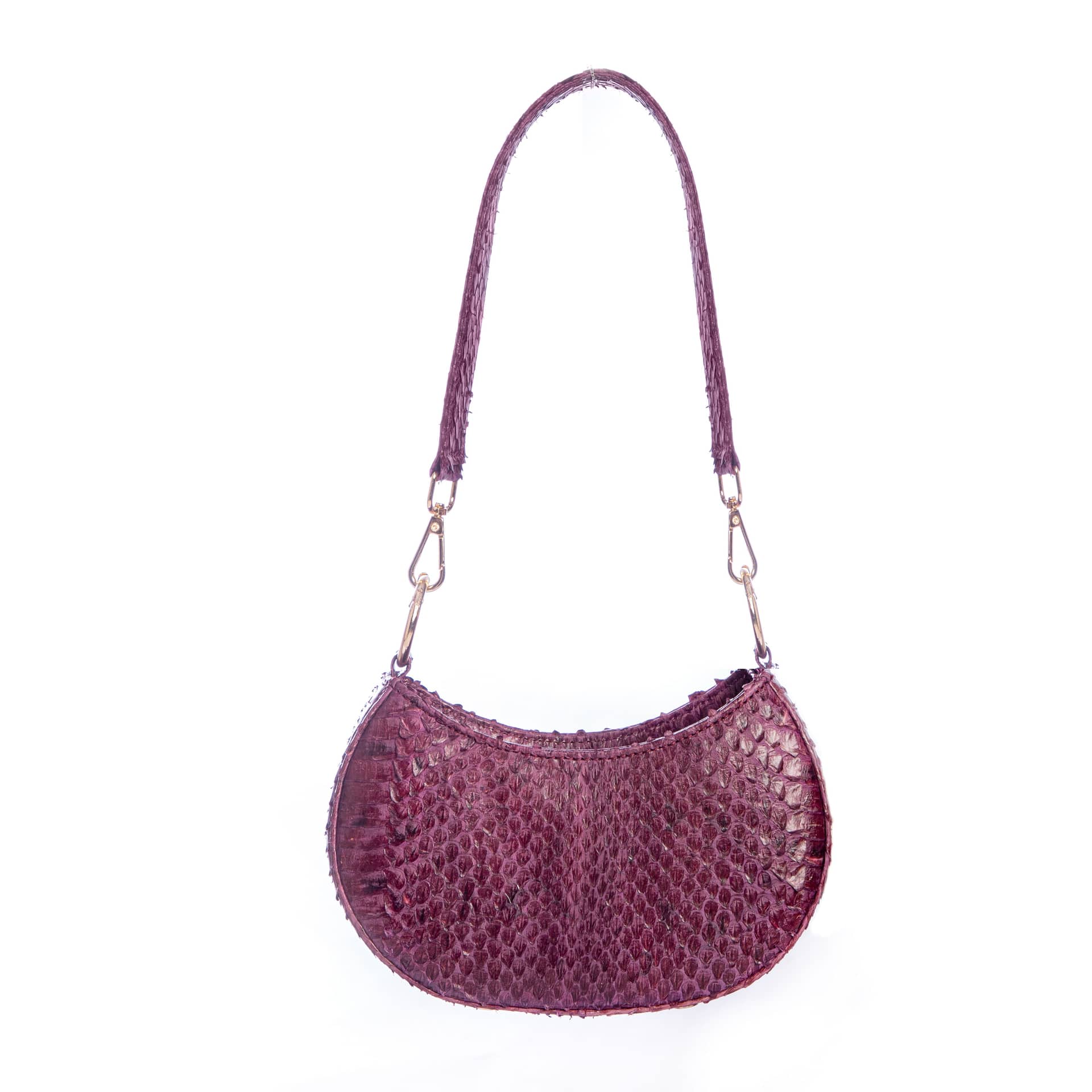 Basita - Aubergine - Hand Bag made by ALIEL