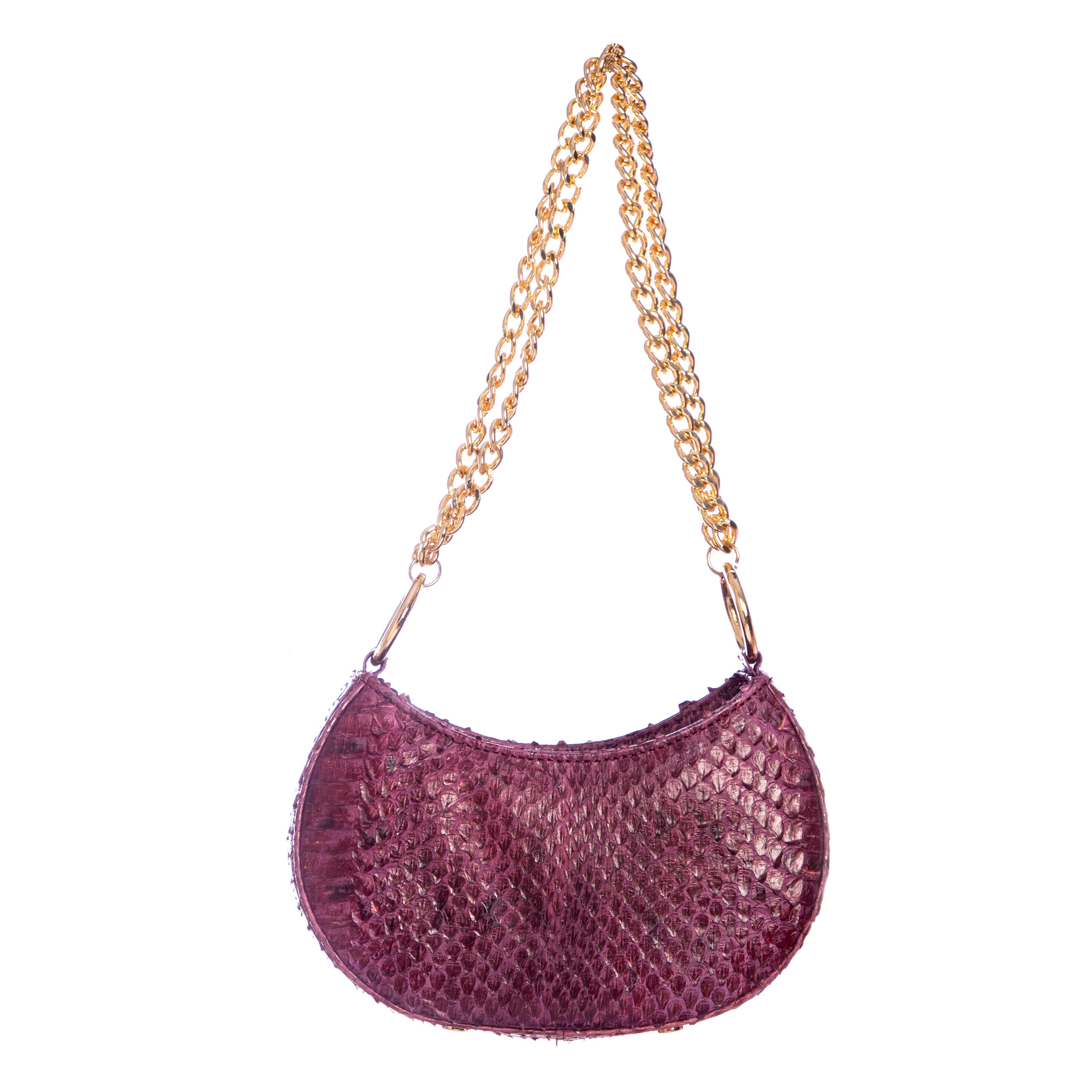 Basita - Aubergine - Hand Bag made by ALIEL