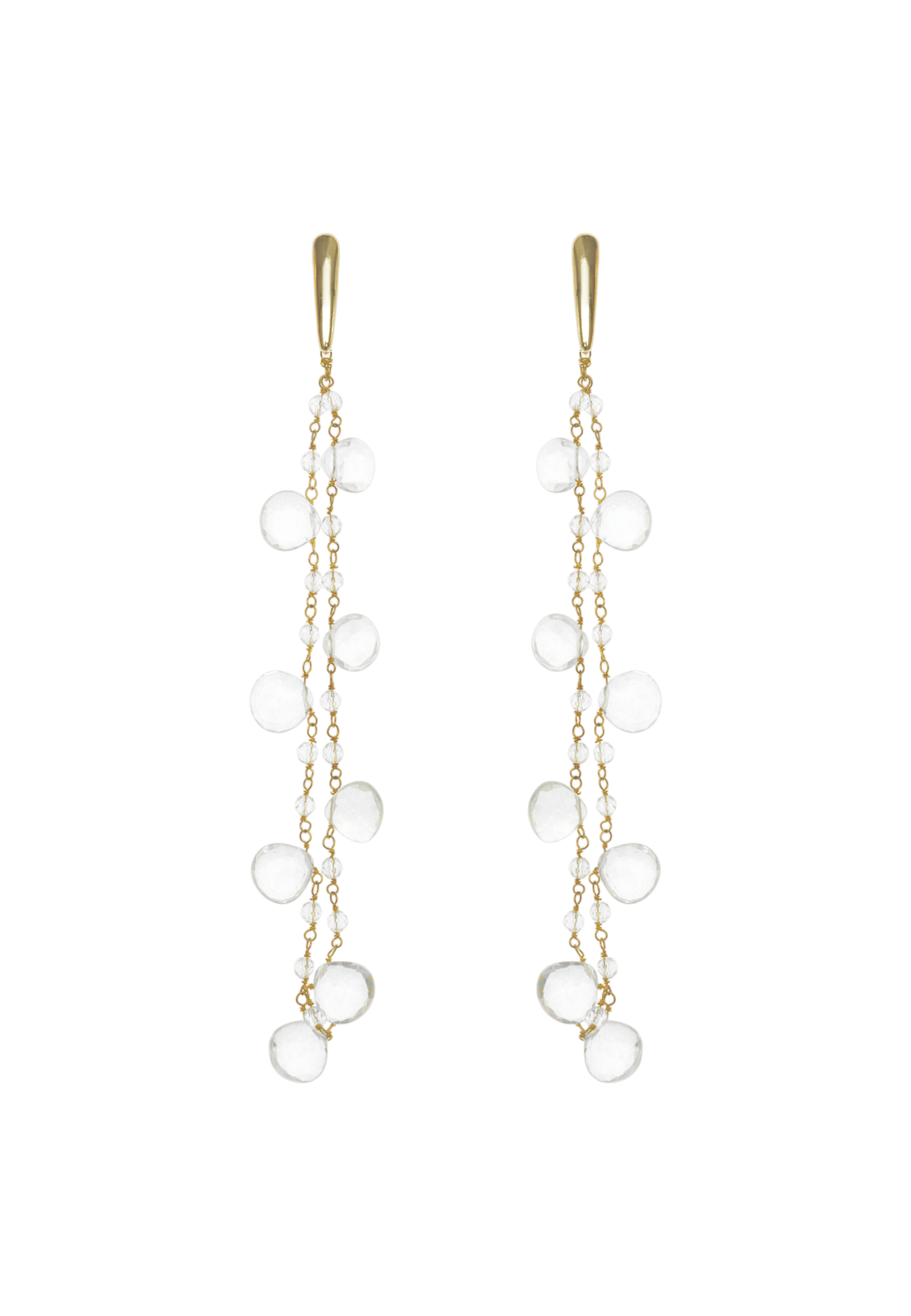 Pendientes Helene Cristales made by Lavani Jewels