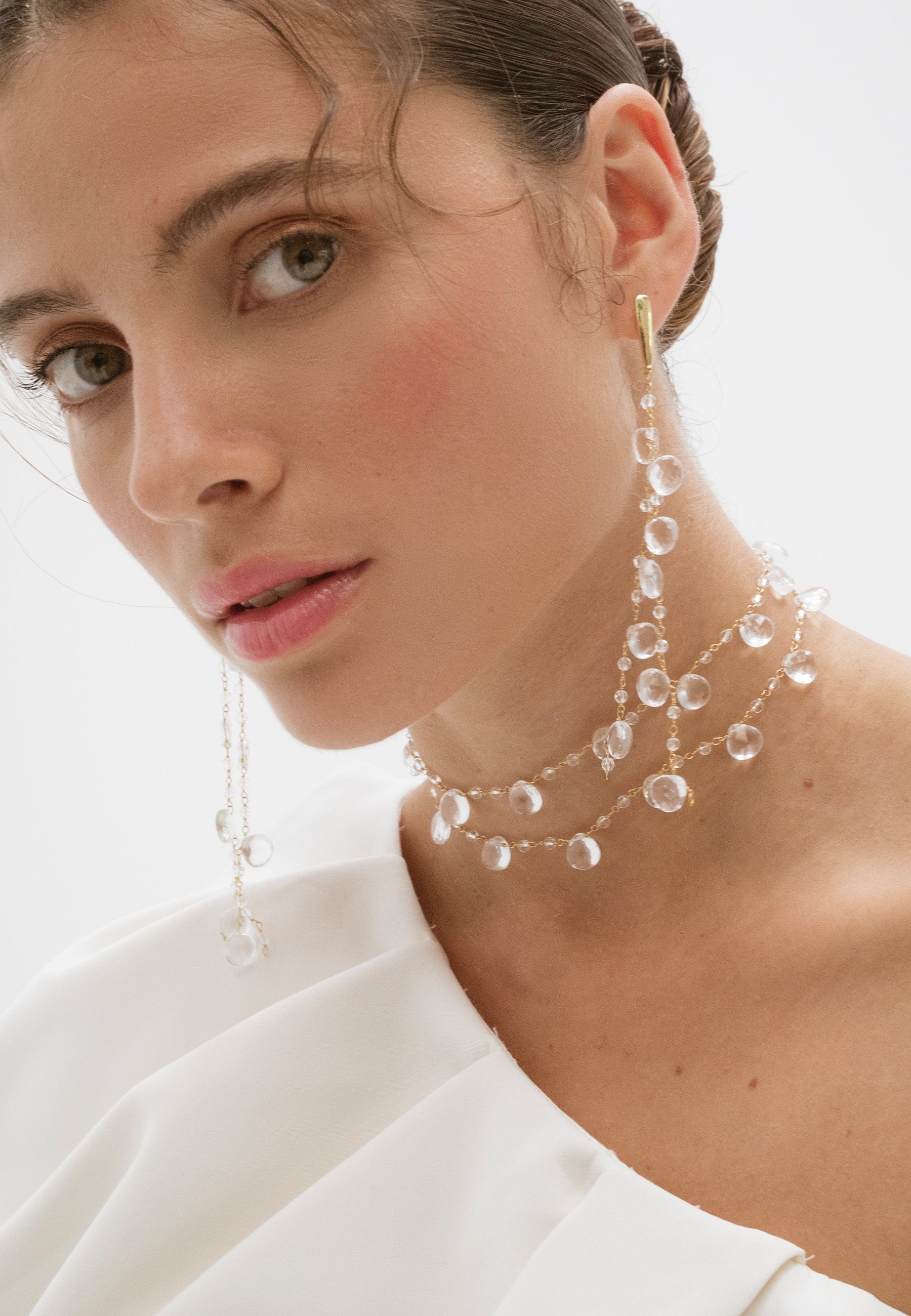 Pendientes Helene Cristales made by Lavani Jewels