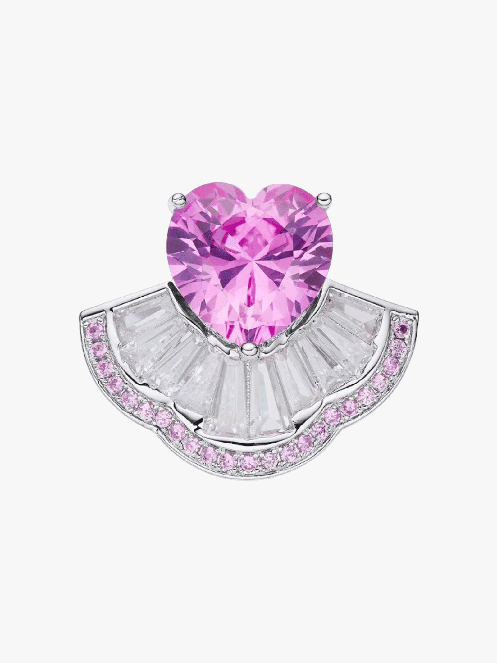 Emilia Heart Ring (Pink) (Final Sale) in Pink made by Nana Jacqueline