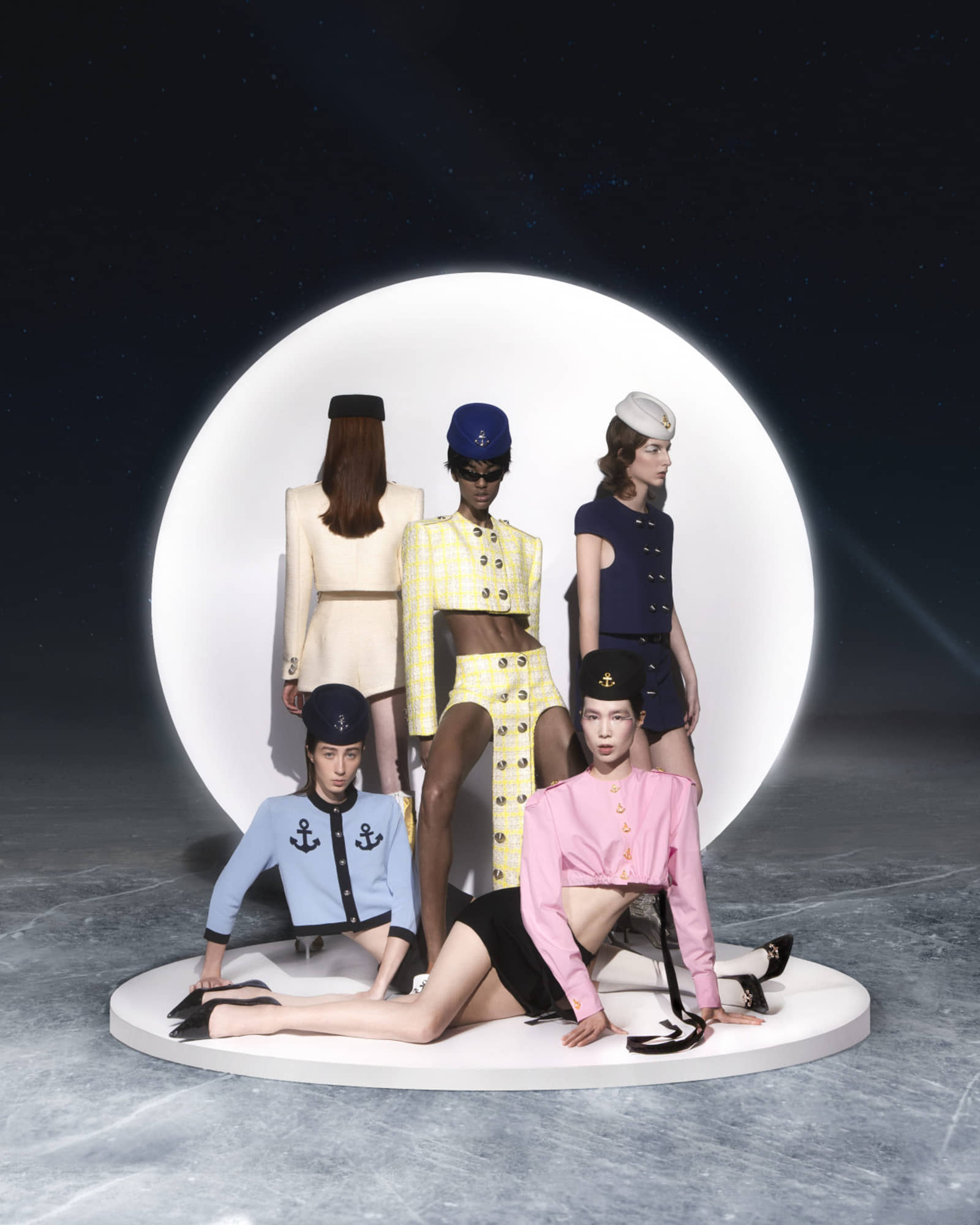 KNIT CARDIGAN in Blue made by KEBURIA