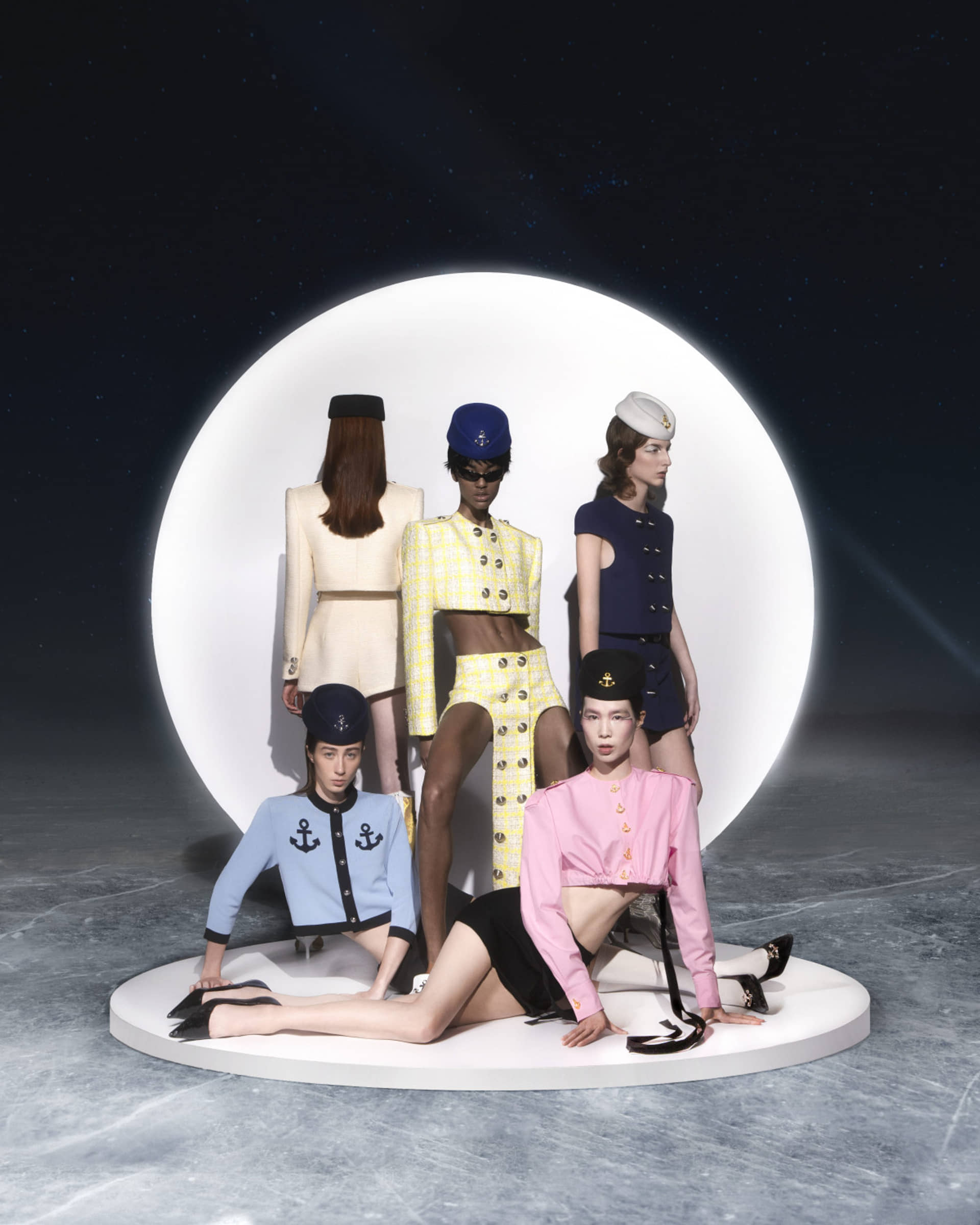 KNIT CARDIGAN in Blue made by KEBURIA