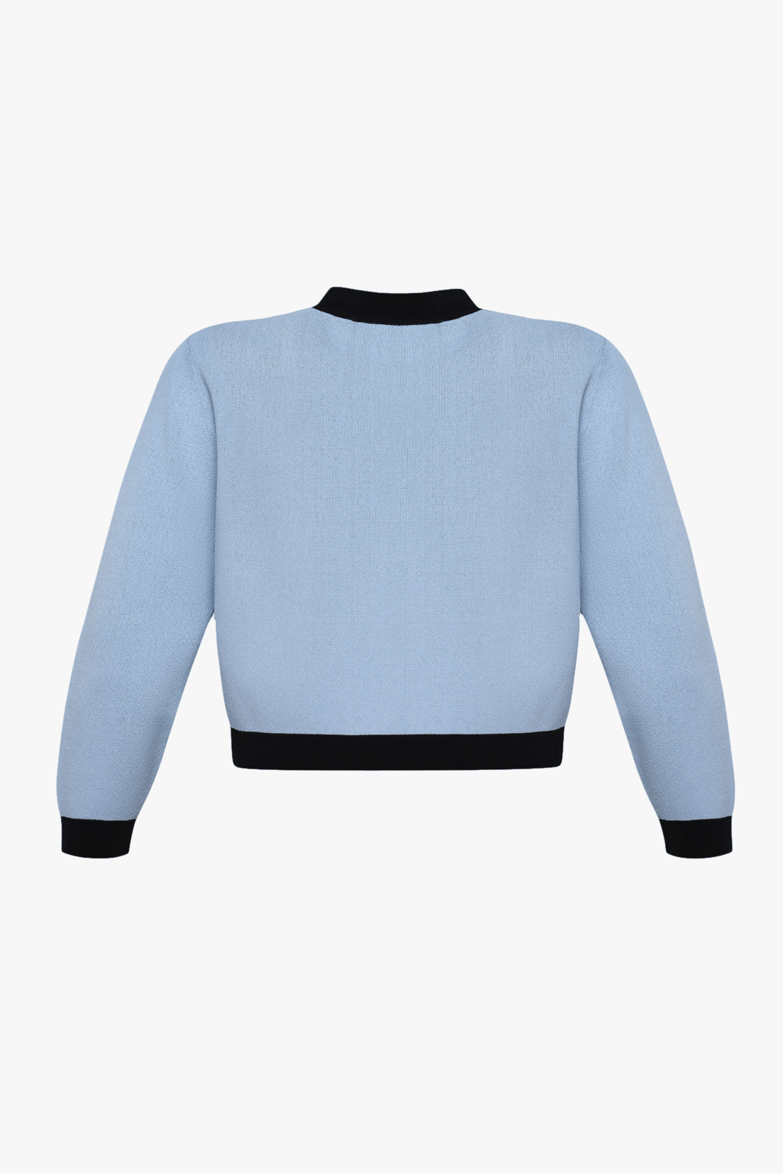 KNIT CARDIGAN in Blue made by KEBURIA