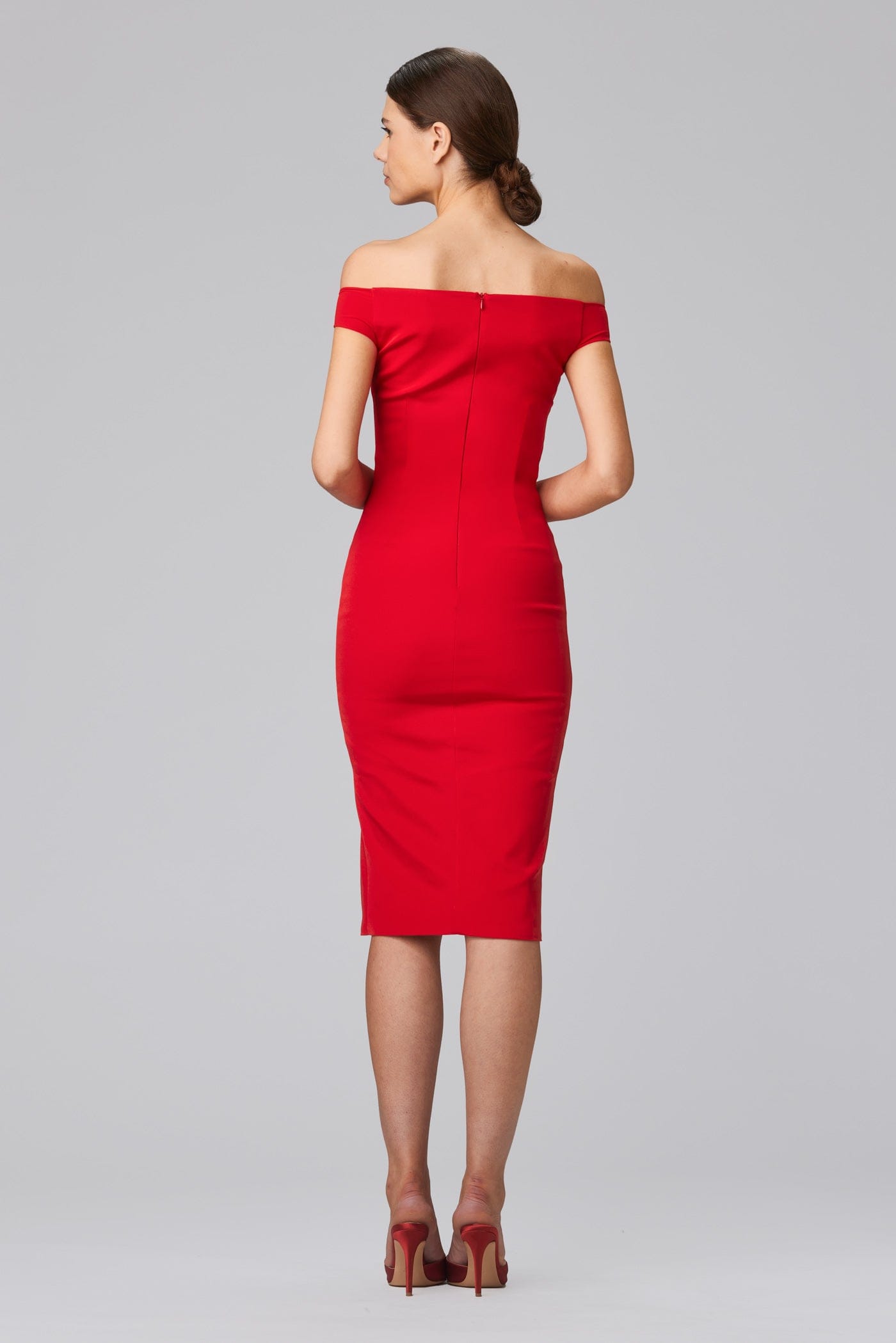 Ivy Dress Red made by MURMUR