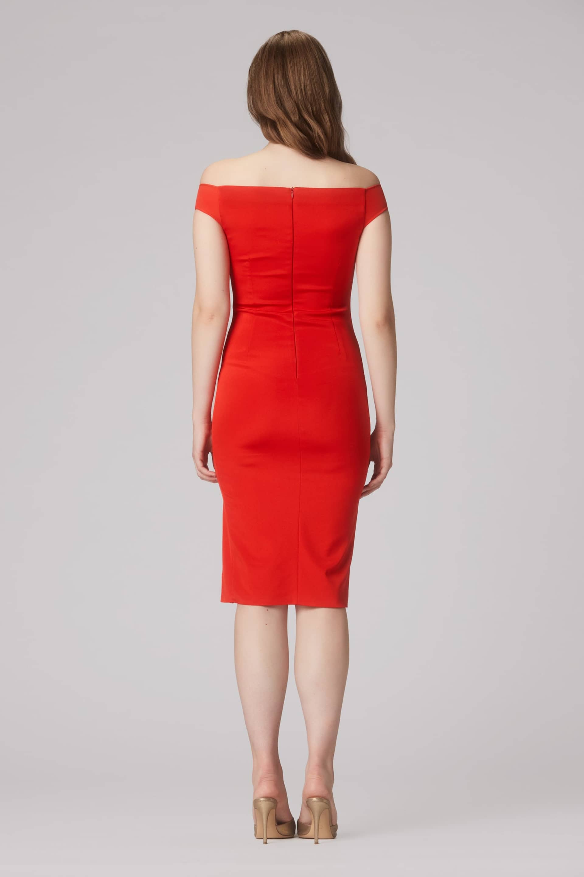 Ivy Dress Red made by MURMUR