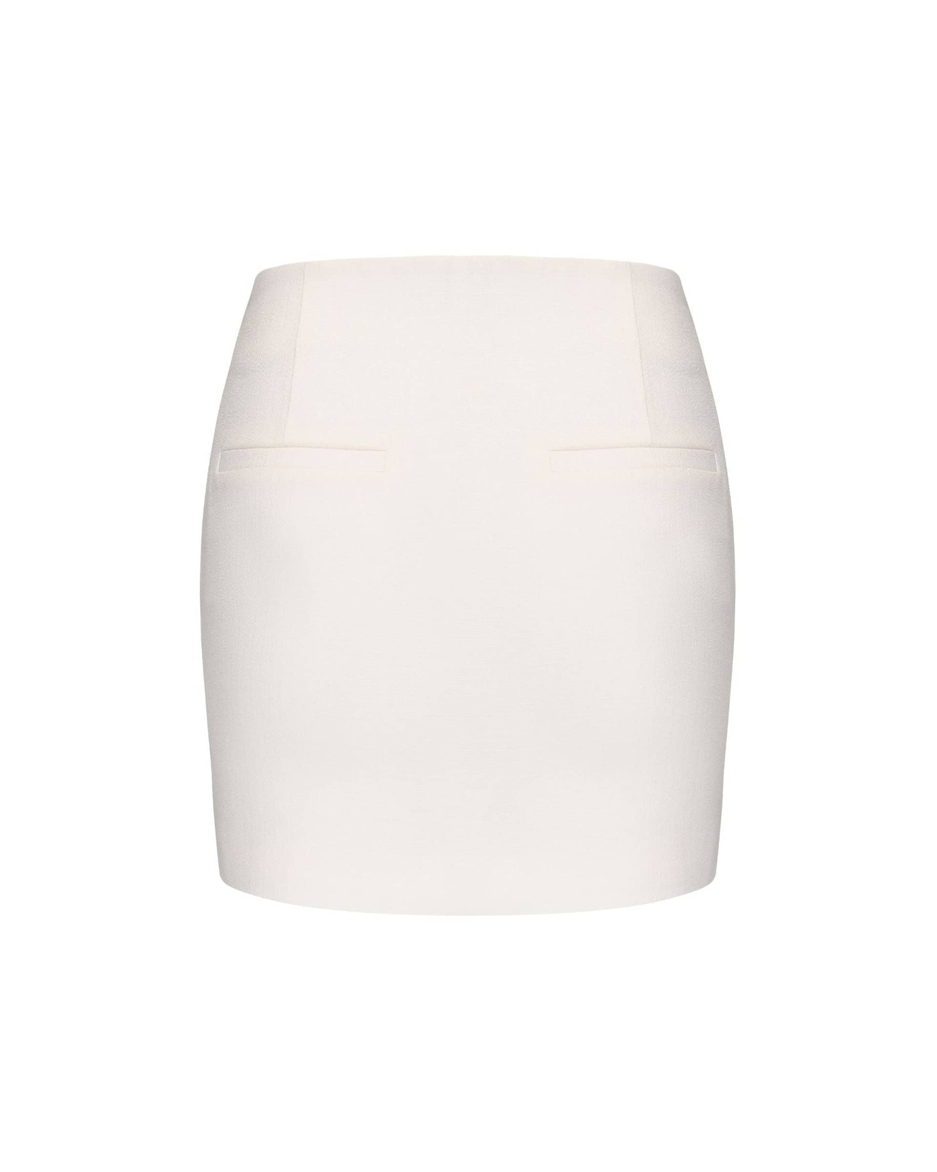 Vanessa Skirt (White) made by Nana Jacqueline