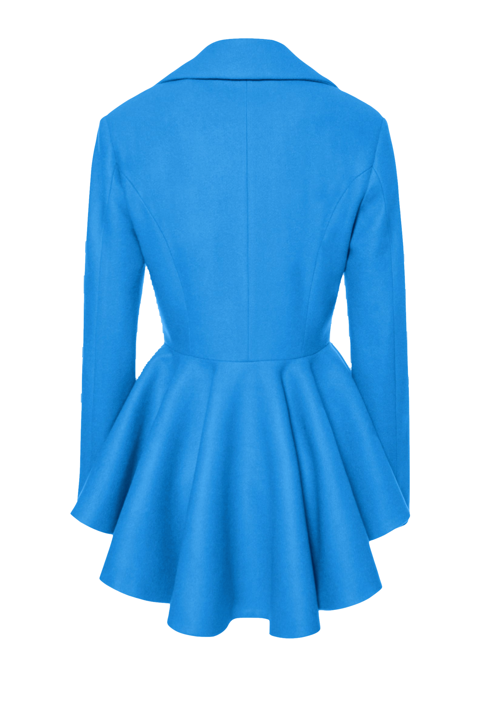 Coat Ingrid French Blue in Blue made by HALEWSKI