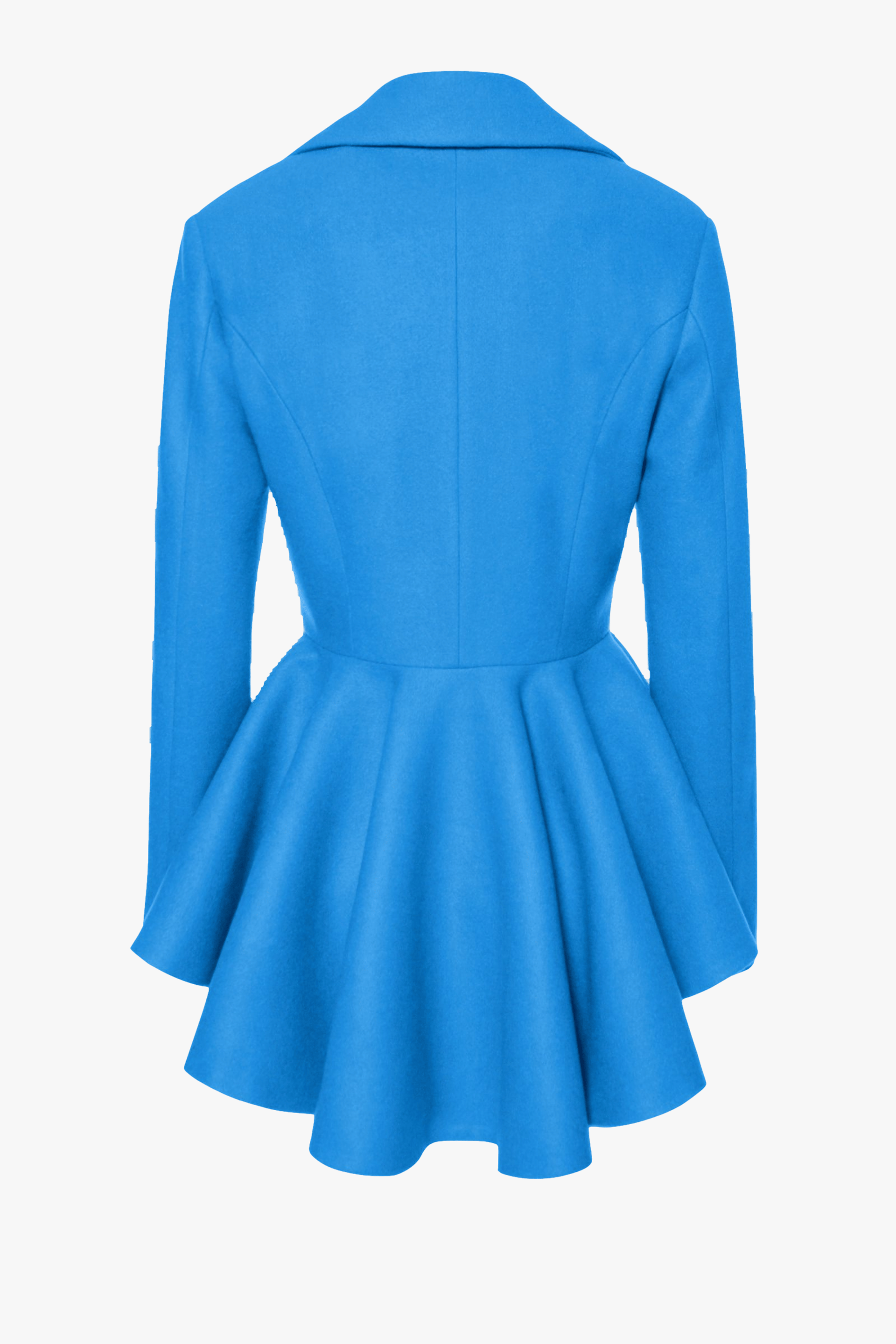 Coat Ingrid French Blue in Blue made by HALEWSKI