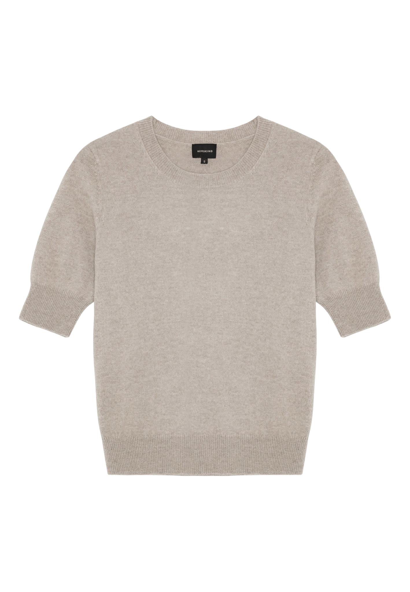 Therese Knit Blouse - Light Stone made by HERSKIND
