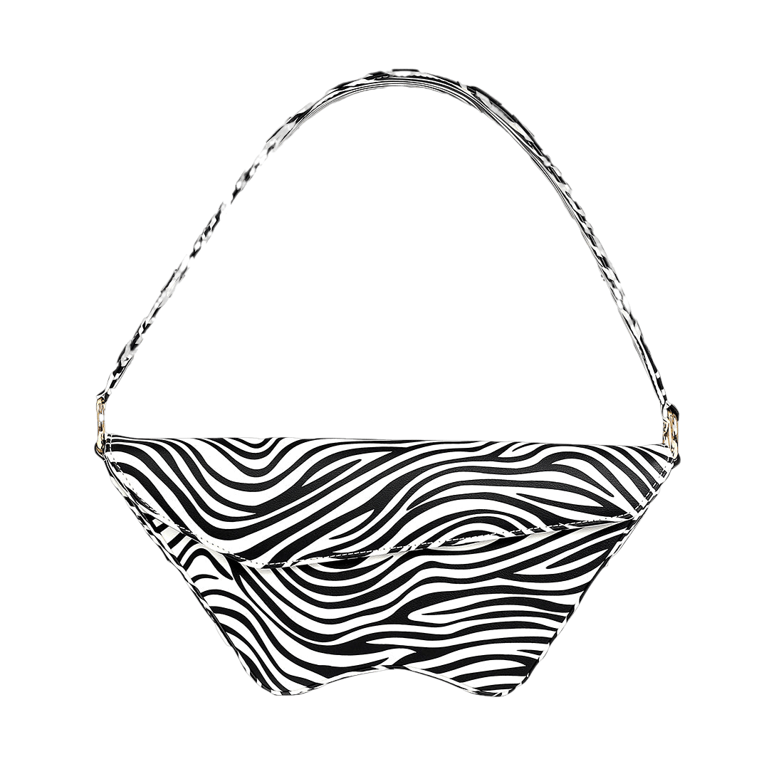 Nadira - Zebra - Shoulder Bag made by ALIEL