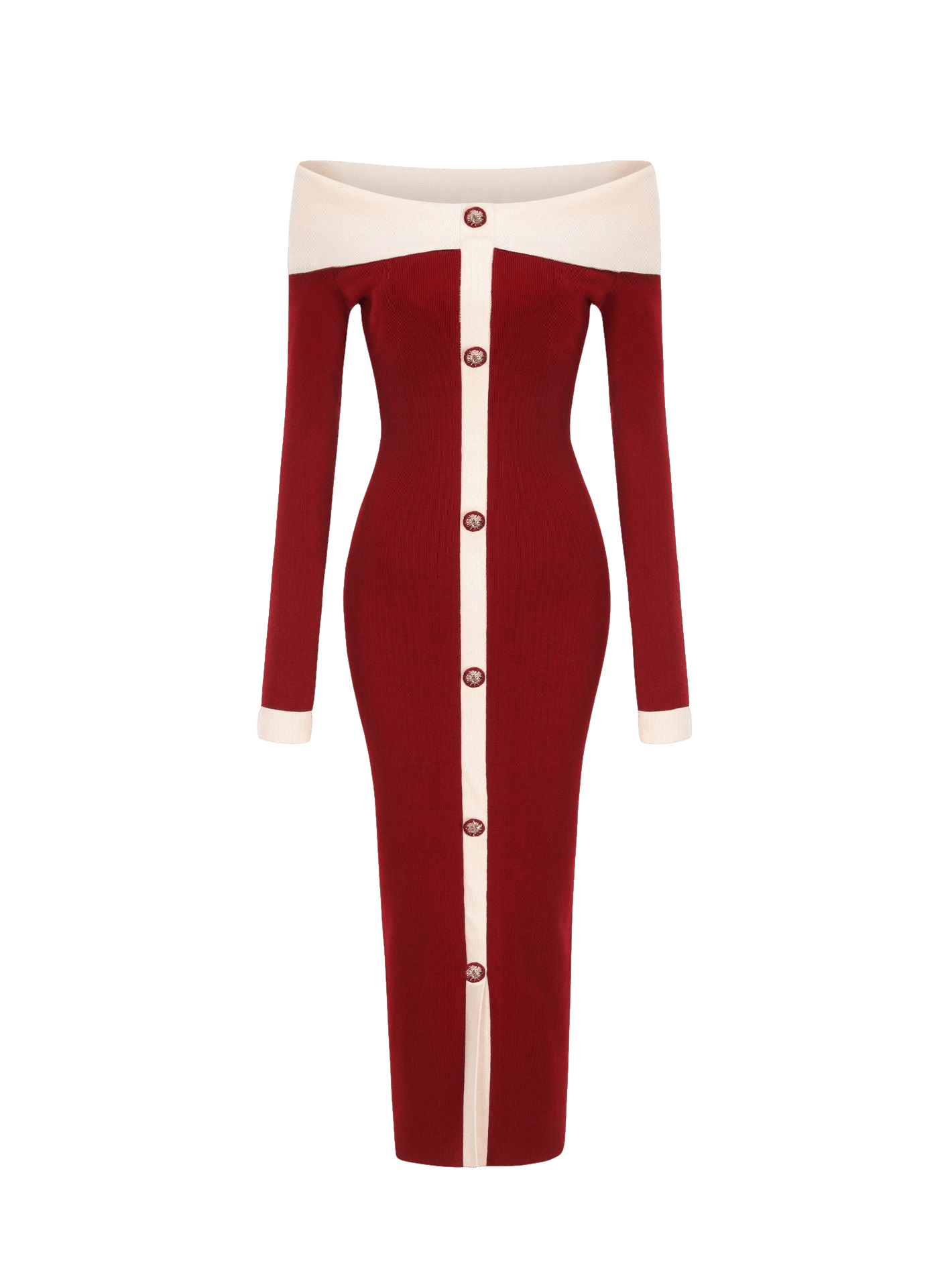 Annie Knit Dress (Red) made by Nana Jacqueline