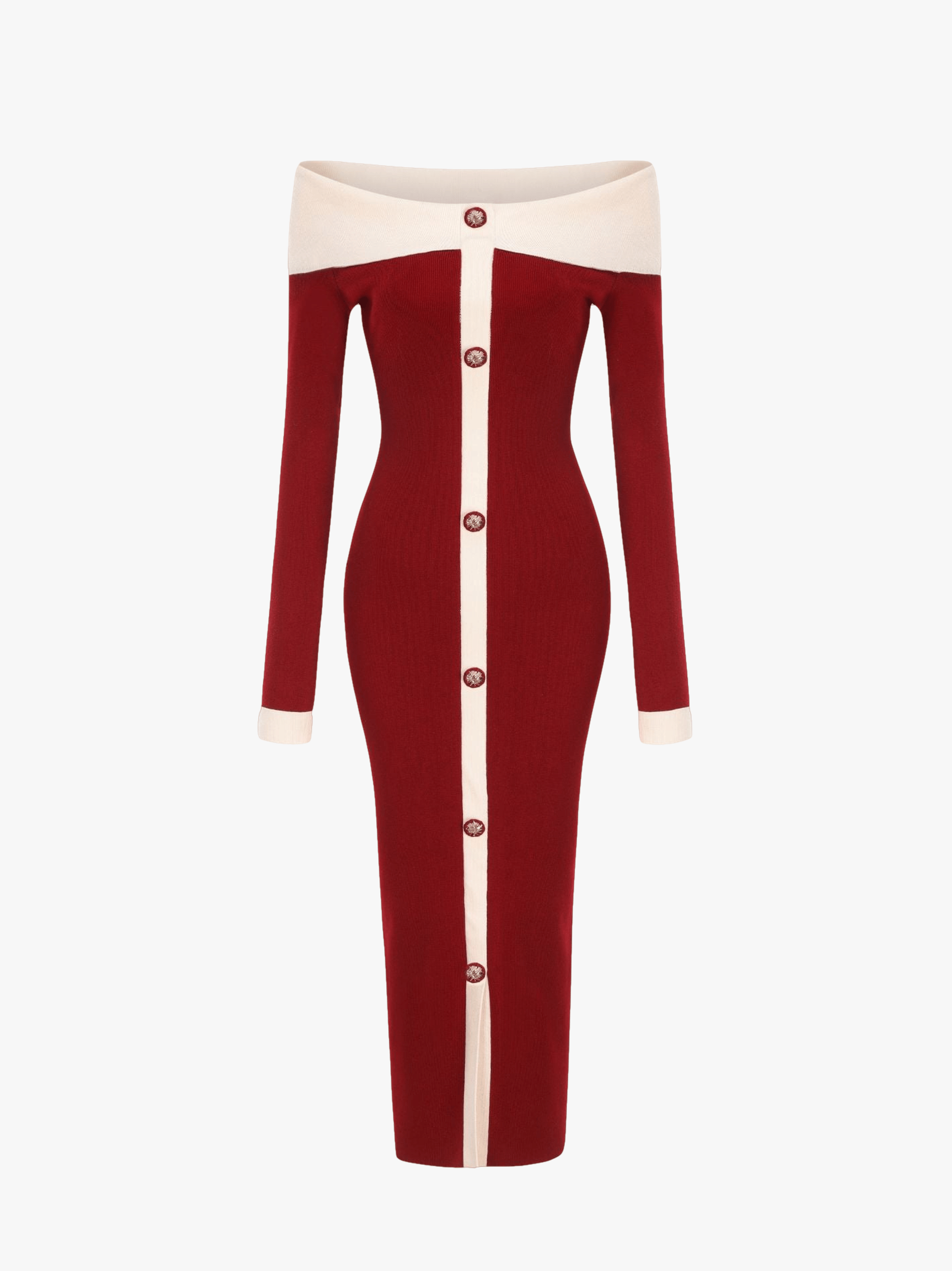 Annie Knit Dress (Red) made by Nana Jacqueline