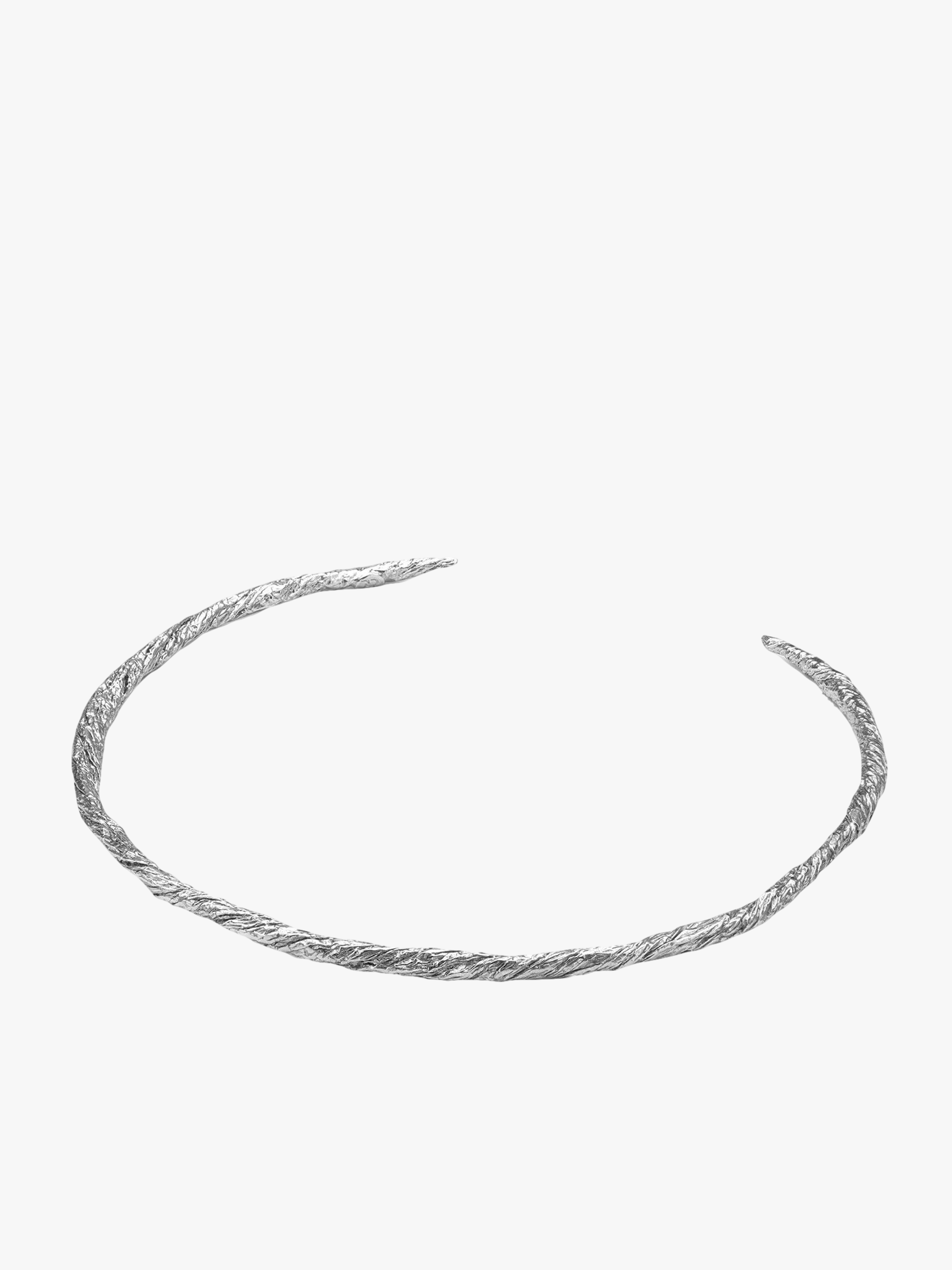 Archaic Choker Silver in Silver made by Eva Remenyi