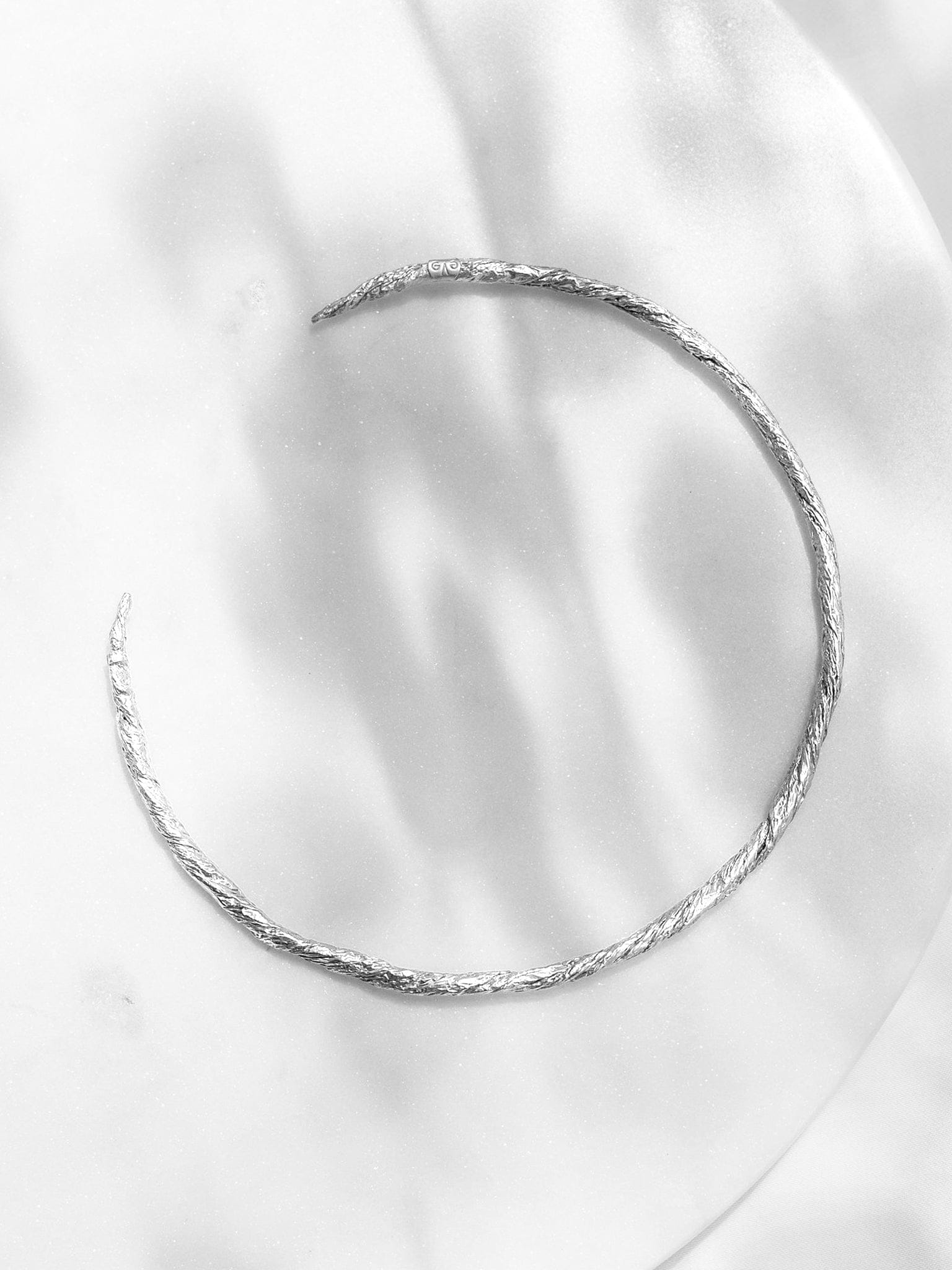 Archaic Choker Silver in Silver made by Eva Remenyi