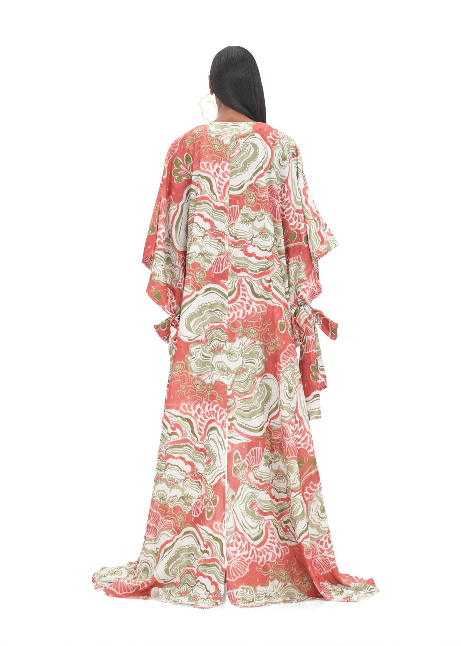 GAMBA ABSTRACT MUSHROOM ROBE made by Andrea Iyamah
