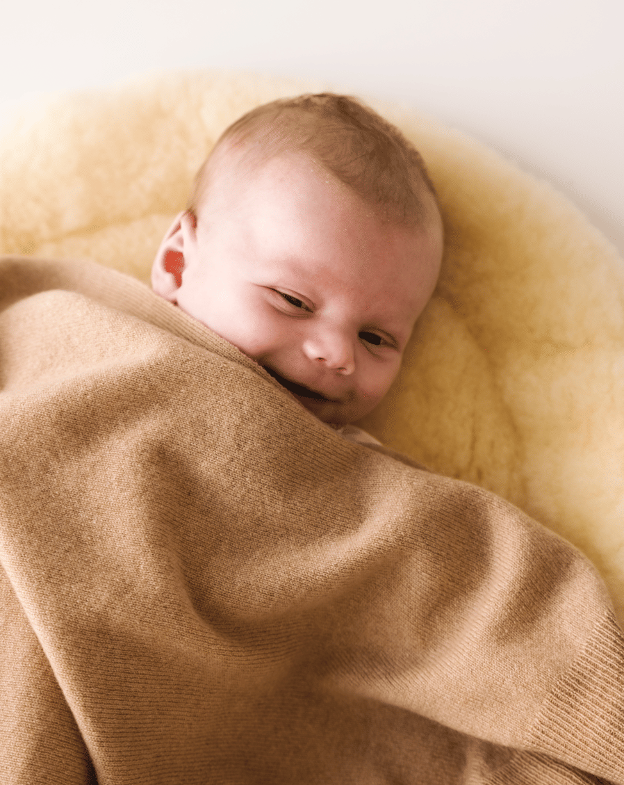 Baby Cashmere Blanket - Caramel Brown made by SoLoveAble