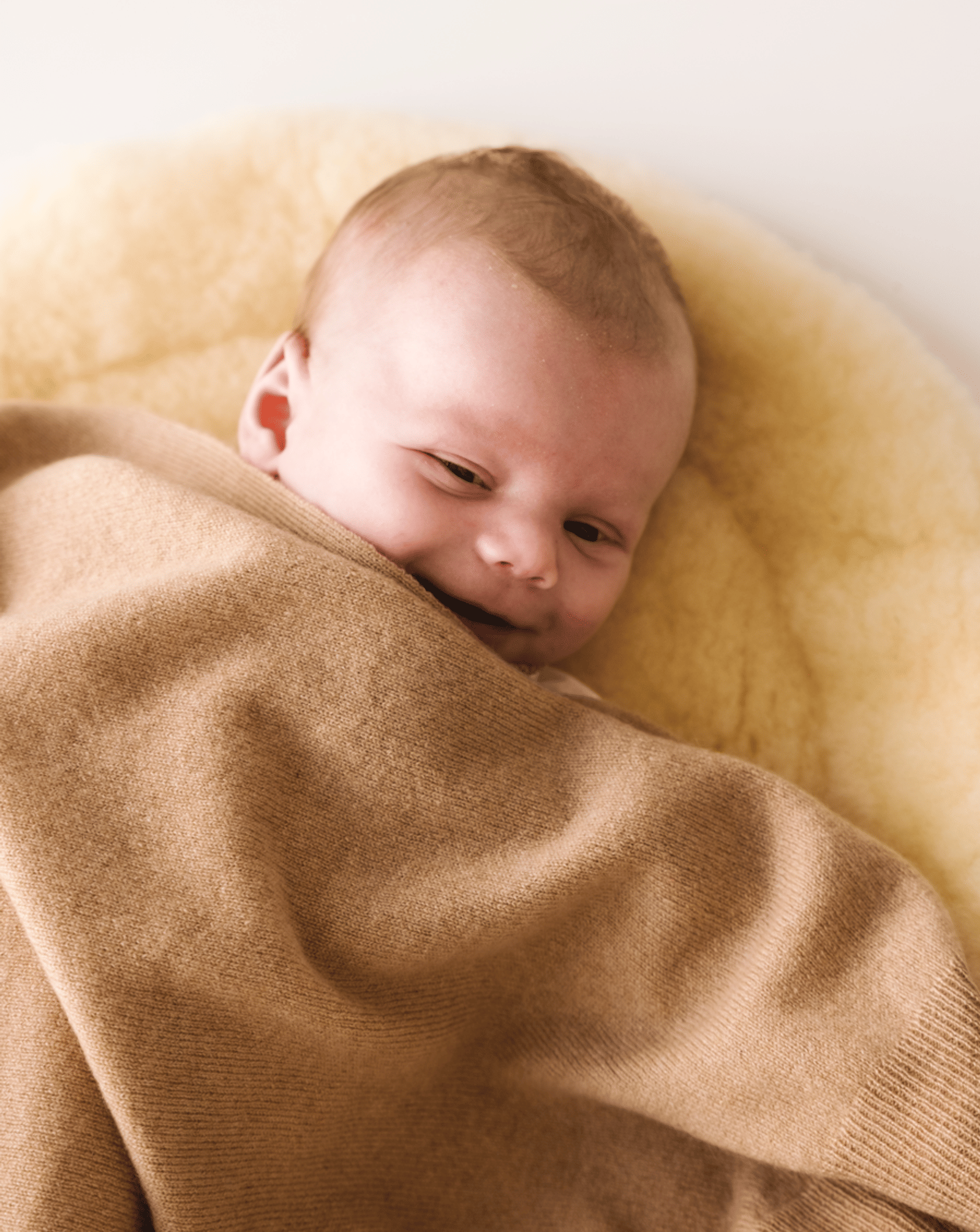 Baby Cashmere Blanket - Caramel Brown made by SoLoveAble