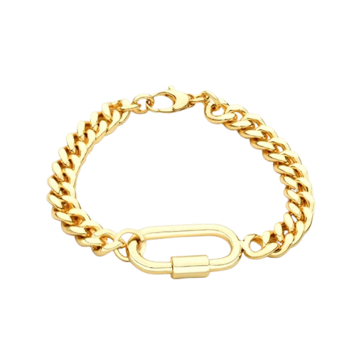 Amalfi bracelet gold made by POEM Objects
