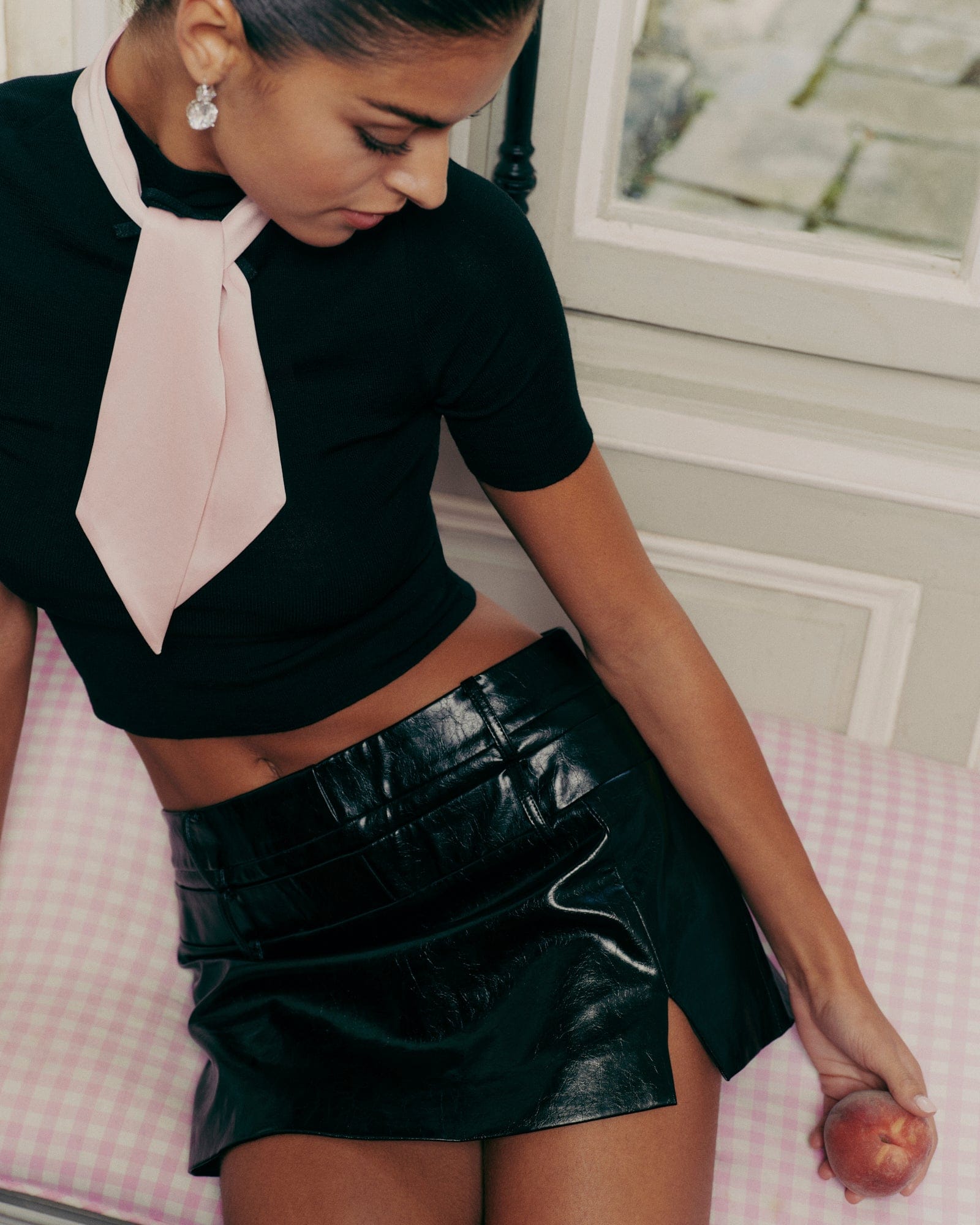 Tiffani Knit Top made by Nana Jacqueline