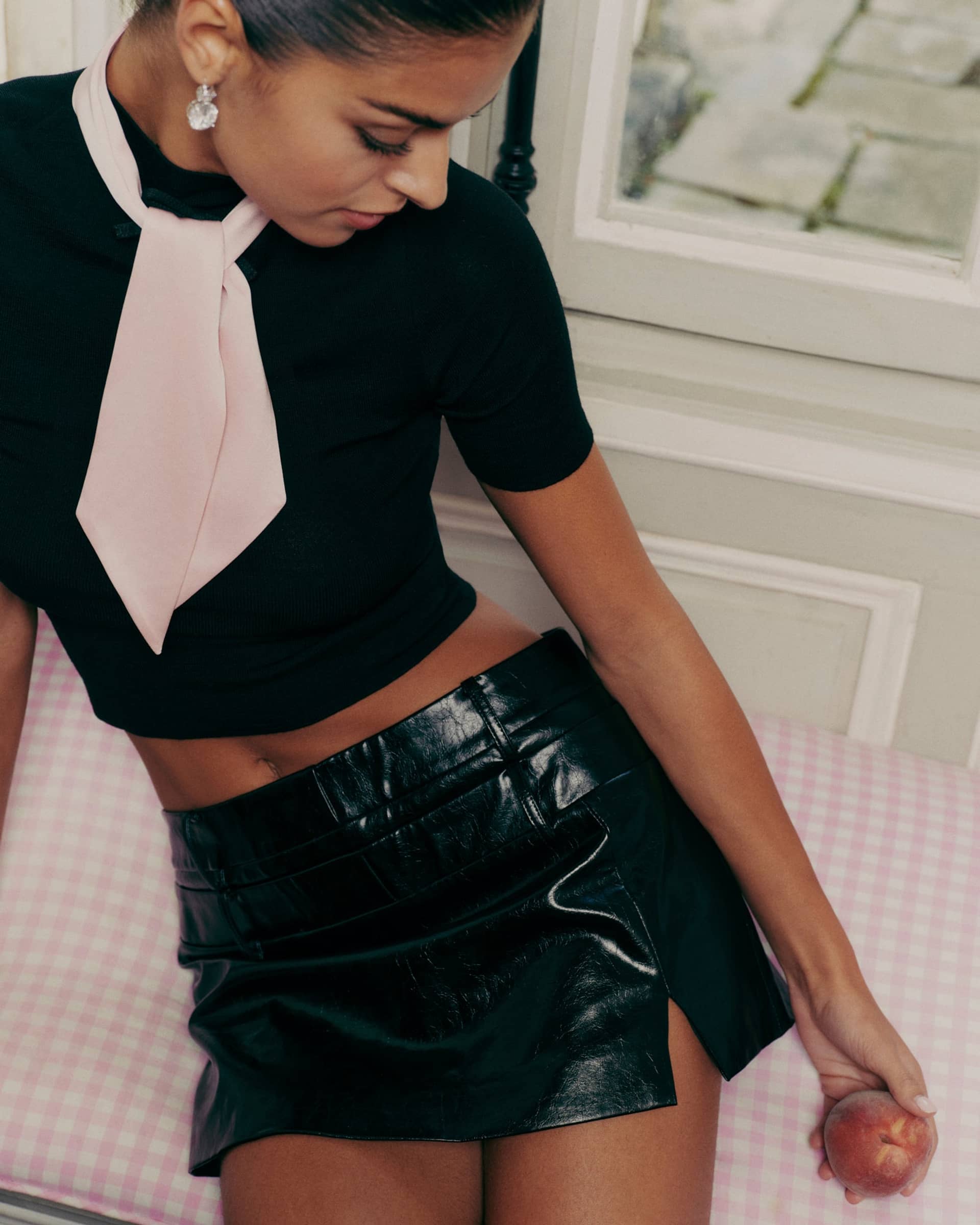 Tiffani Knit Top made by Nana Jacqueline