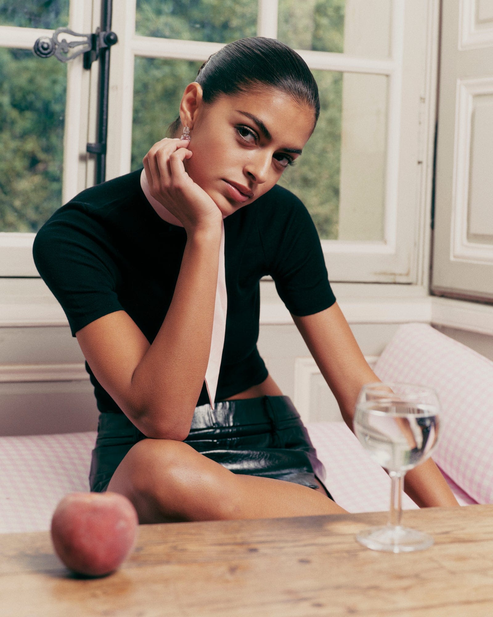 Tiffani Knit Top made by Nana Jacqueline