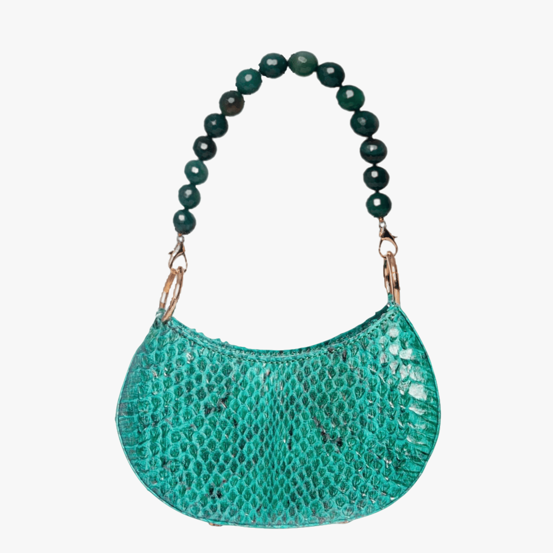 Basita - Teal - Hand Bag made by ALIEL