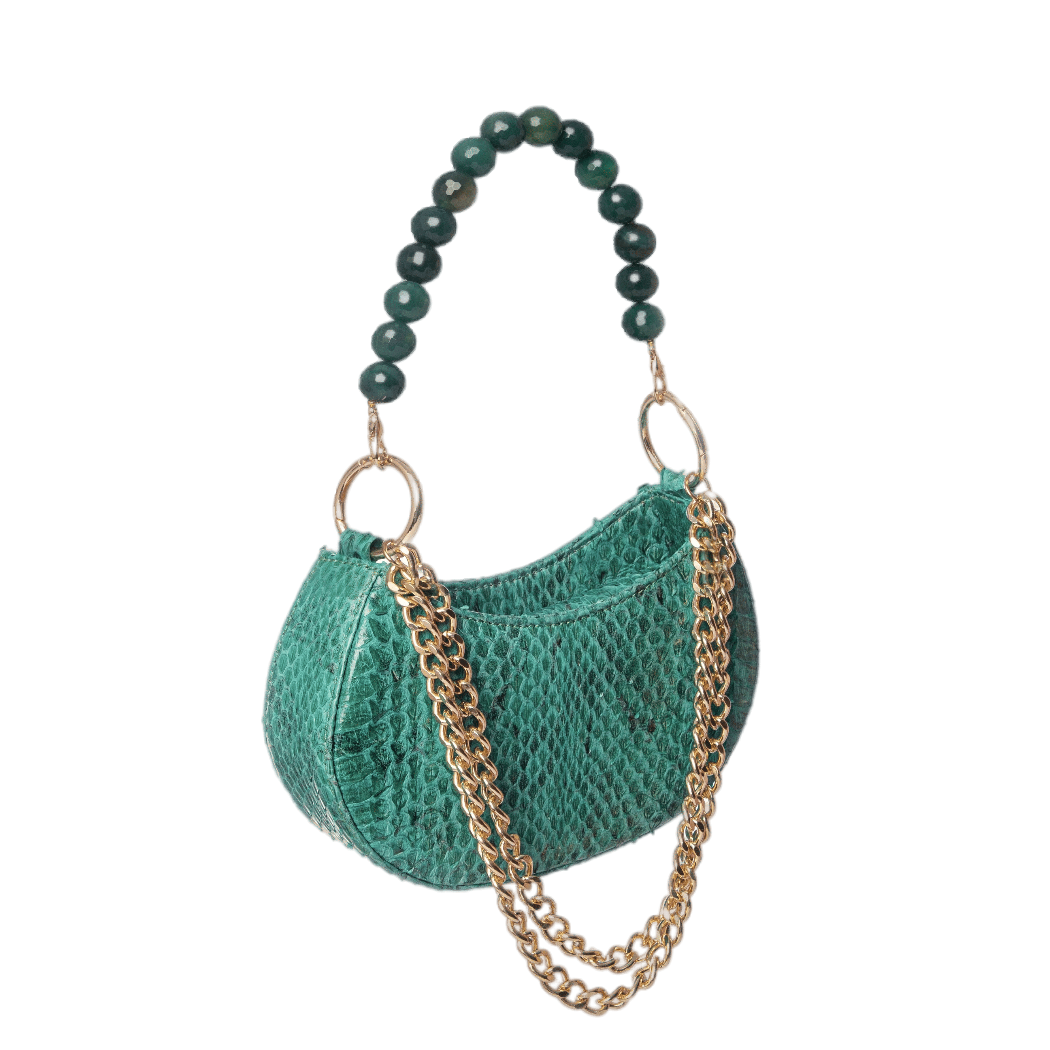 Basita - Teal - Hand Bag made by ALIEL