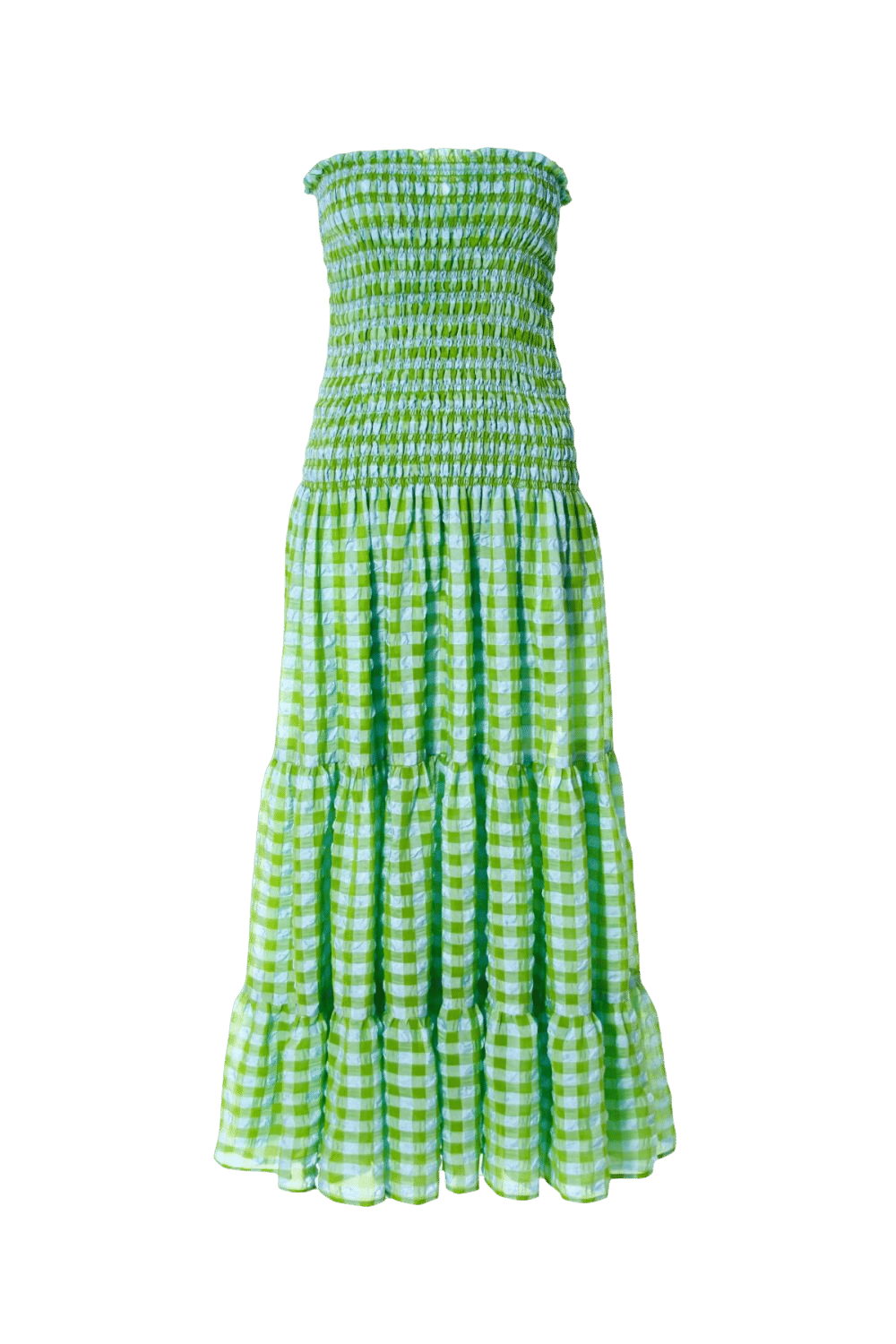 Dress Maya Tender Shoots in Green made by HALEWSKI
