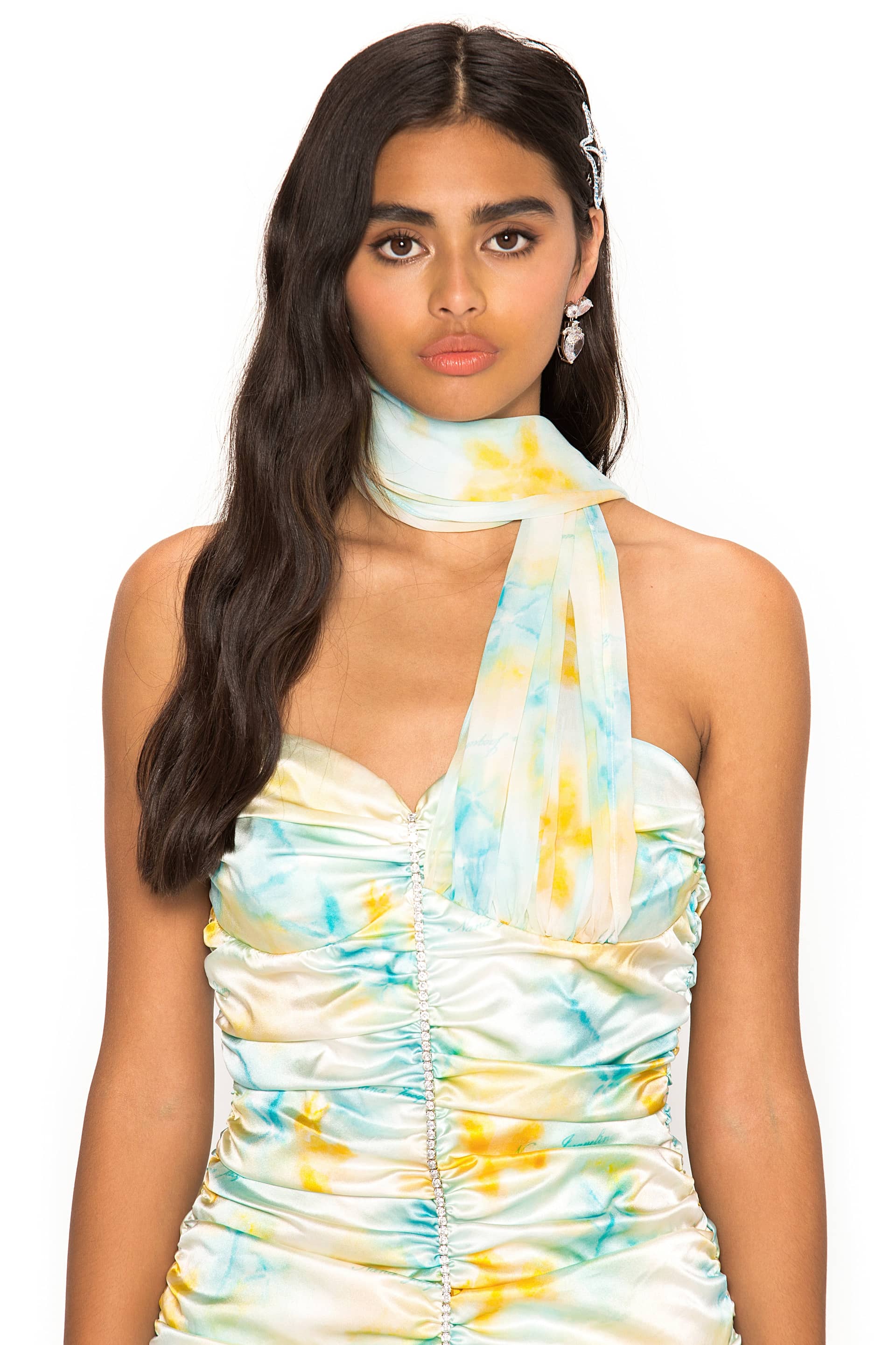 Celine Dress (Green) in Green made by Nana Jacqueline