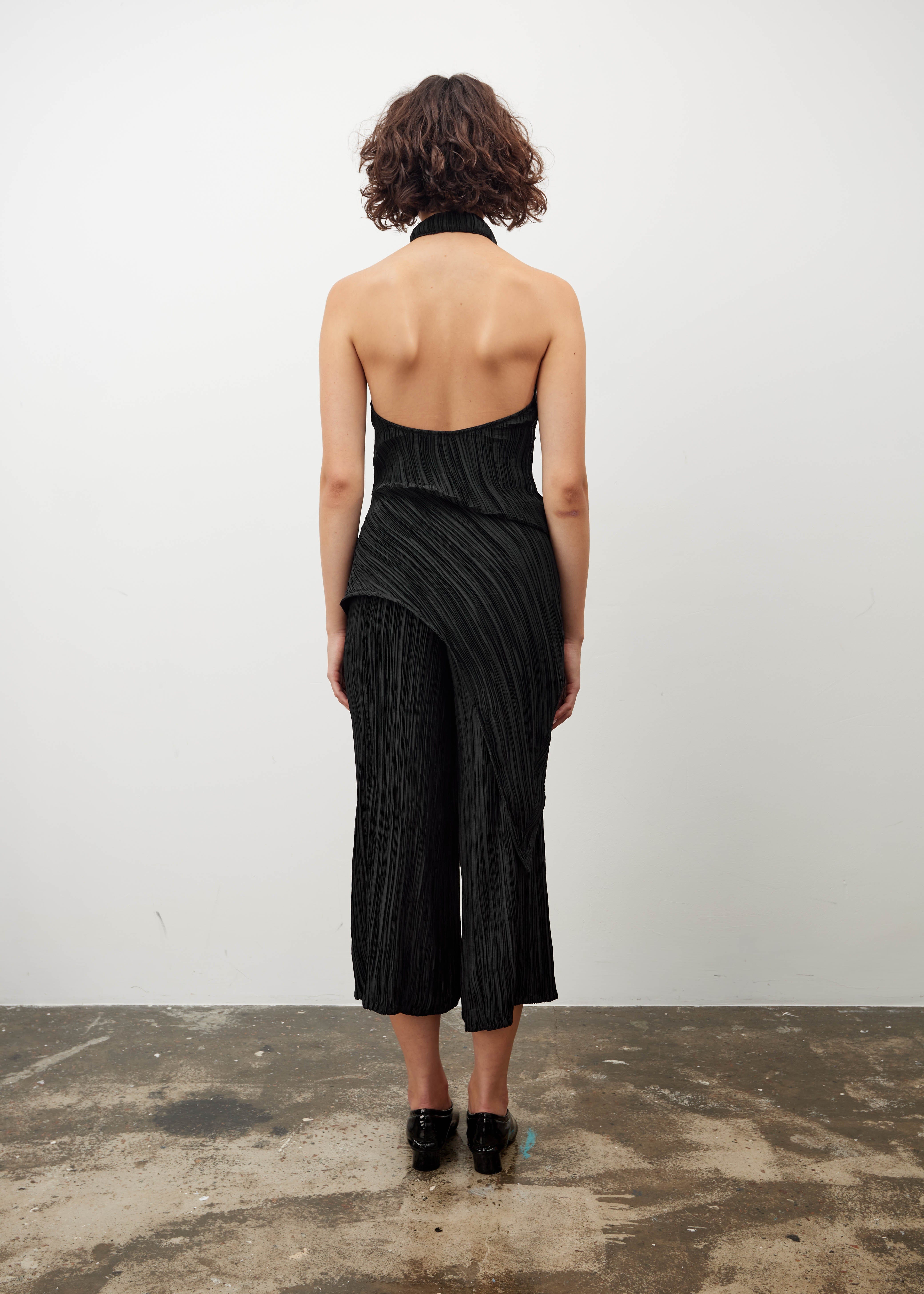 Open back asymmetric TOP made by Tamar Keburia