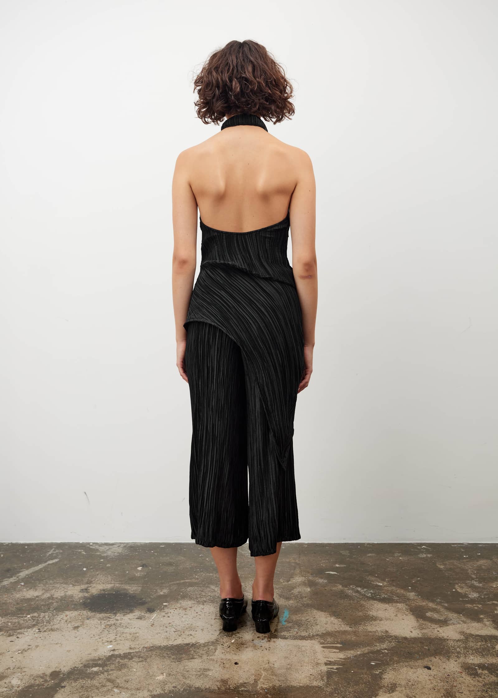 Open back asymmetric TOP made by Tamar Keburia