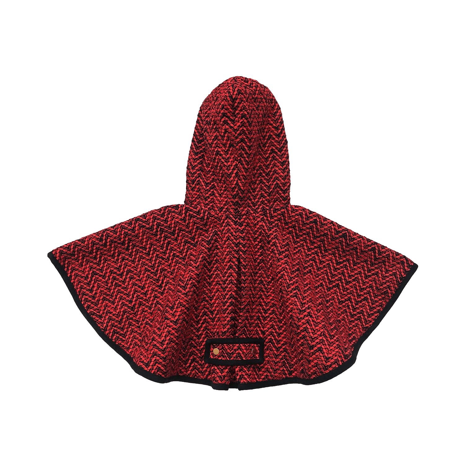 Sameera Cape Jacket - Red made by SEMSEM