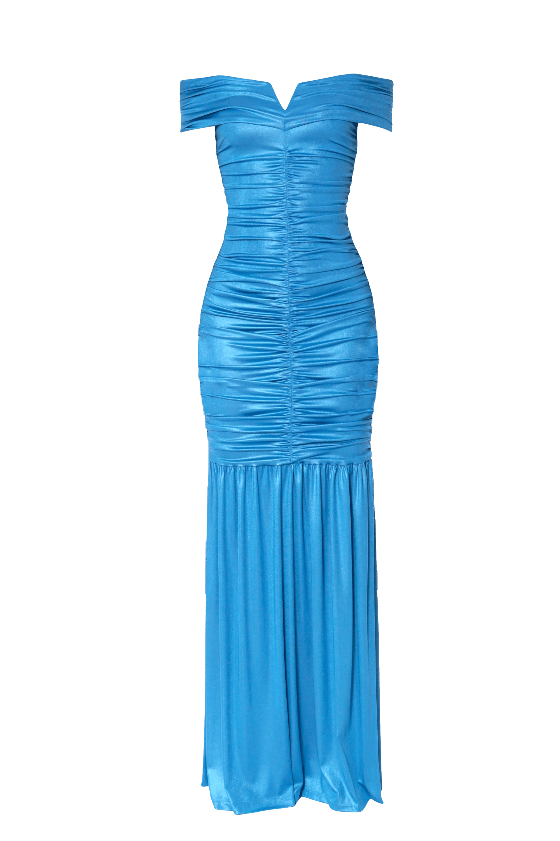 Dress Elizabeth Blue Aster in Blue made by HALEWSKI