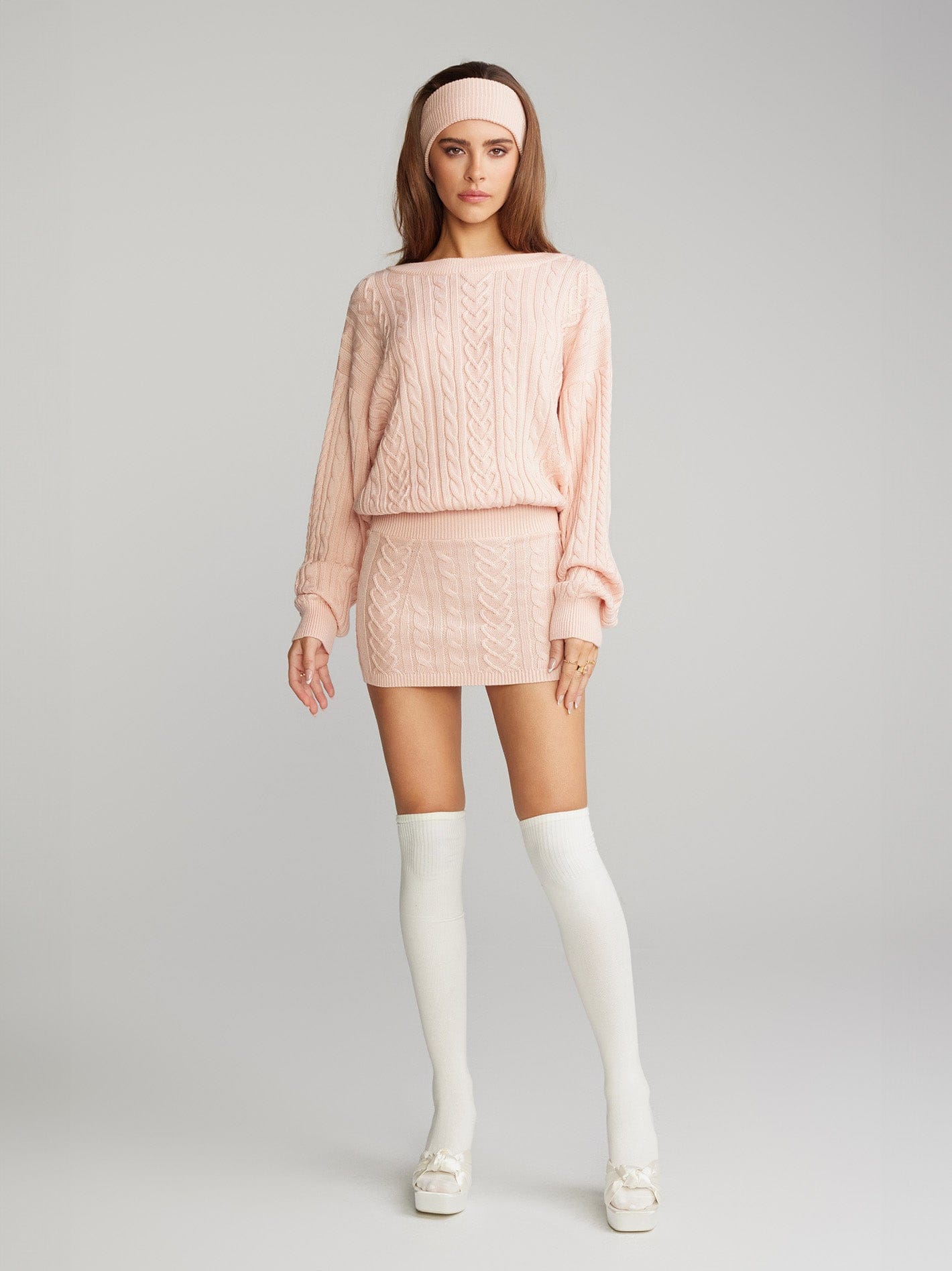 Kendall Knit Dress (Peach) made by Nana Jacqueline