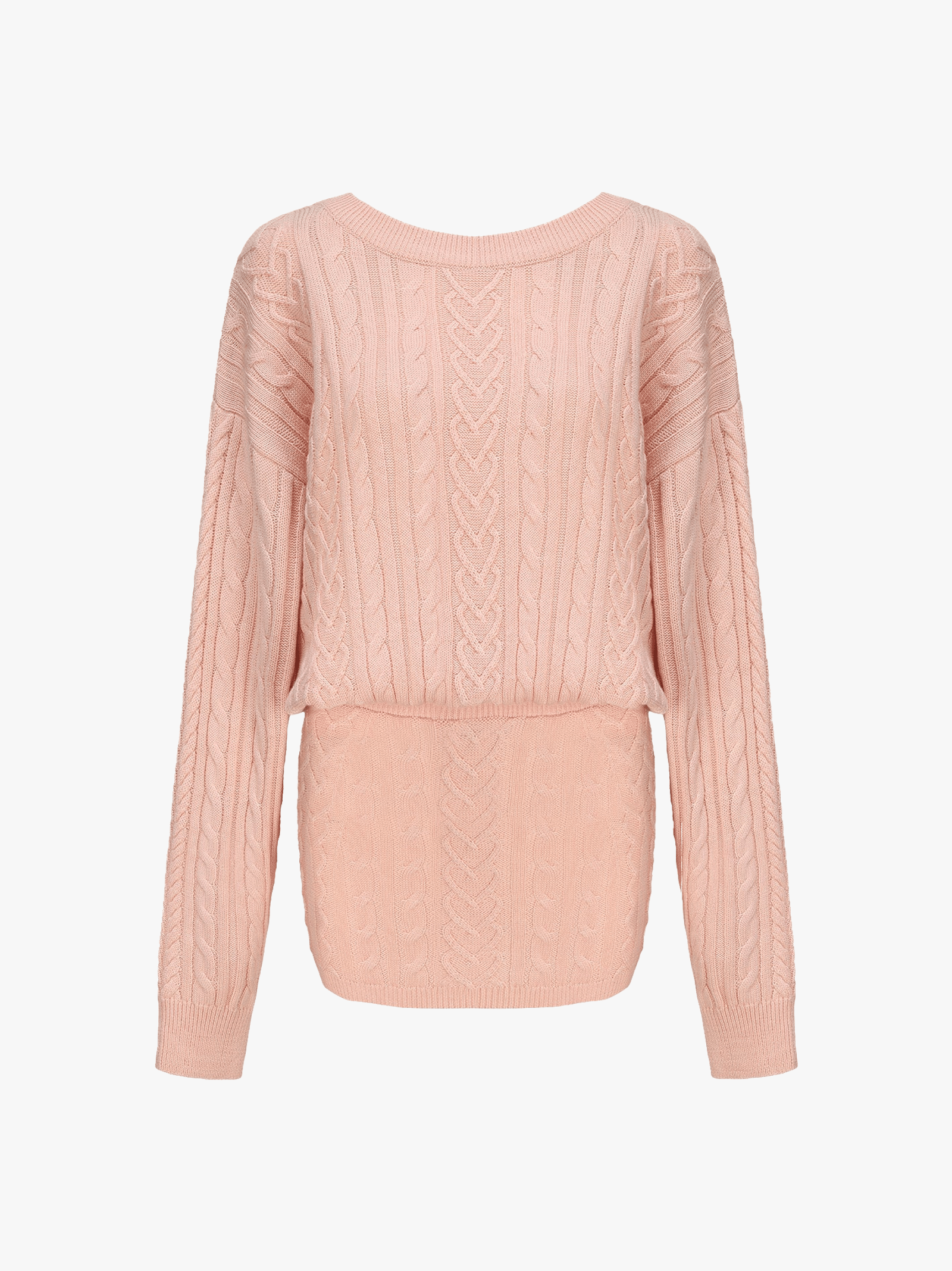 Kendall Knit Dress (Peach) made by Nana Jacqueline