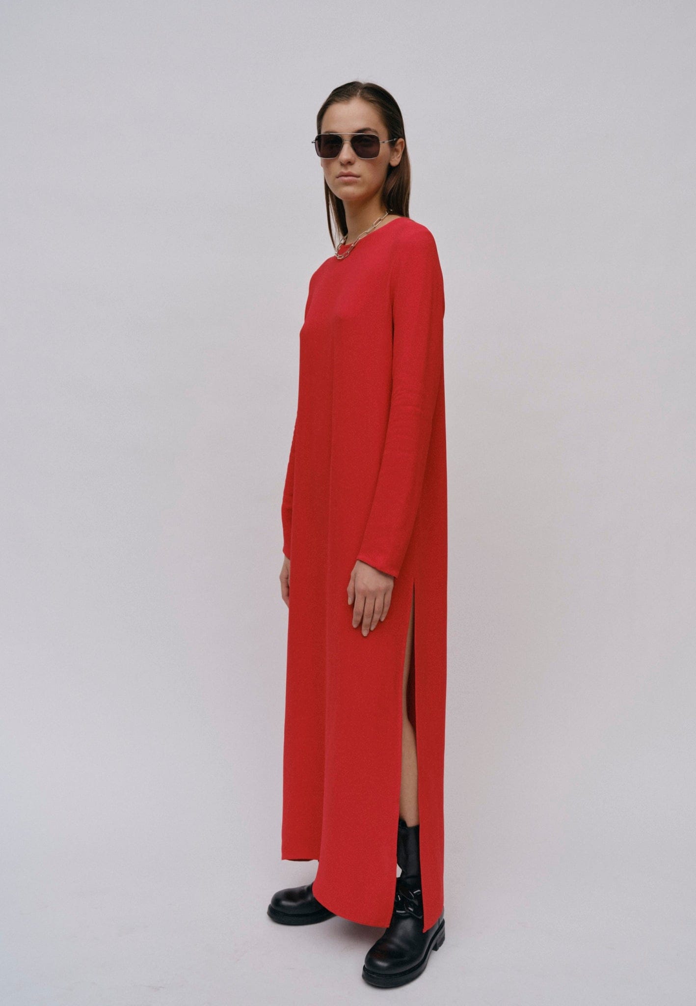 Molly Dress - Red made by HERSKIND