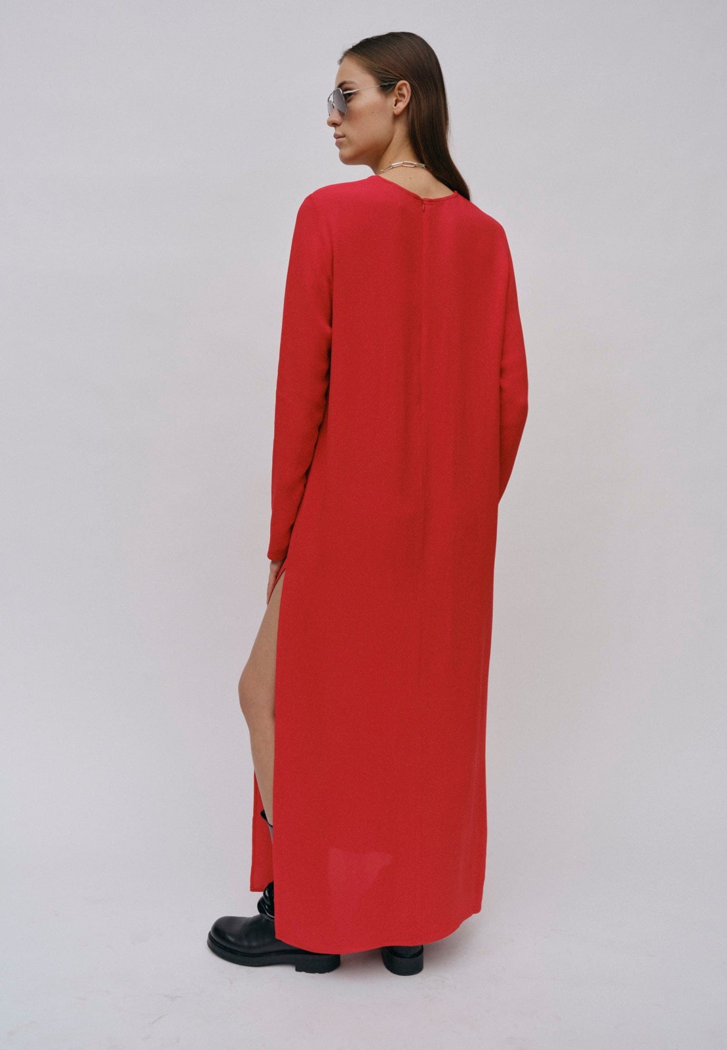 Molly Dress - Red made by HERSKIND