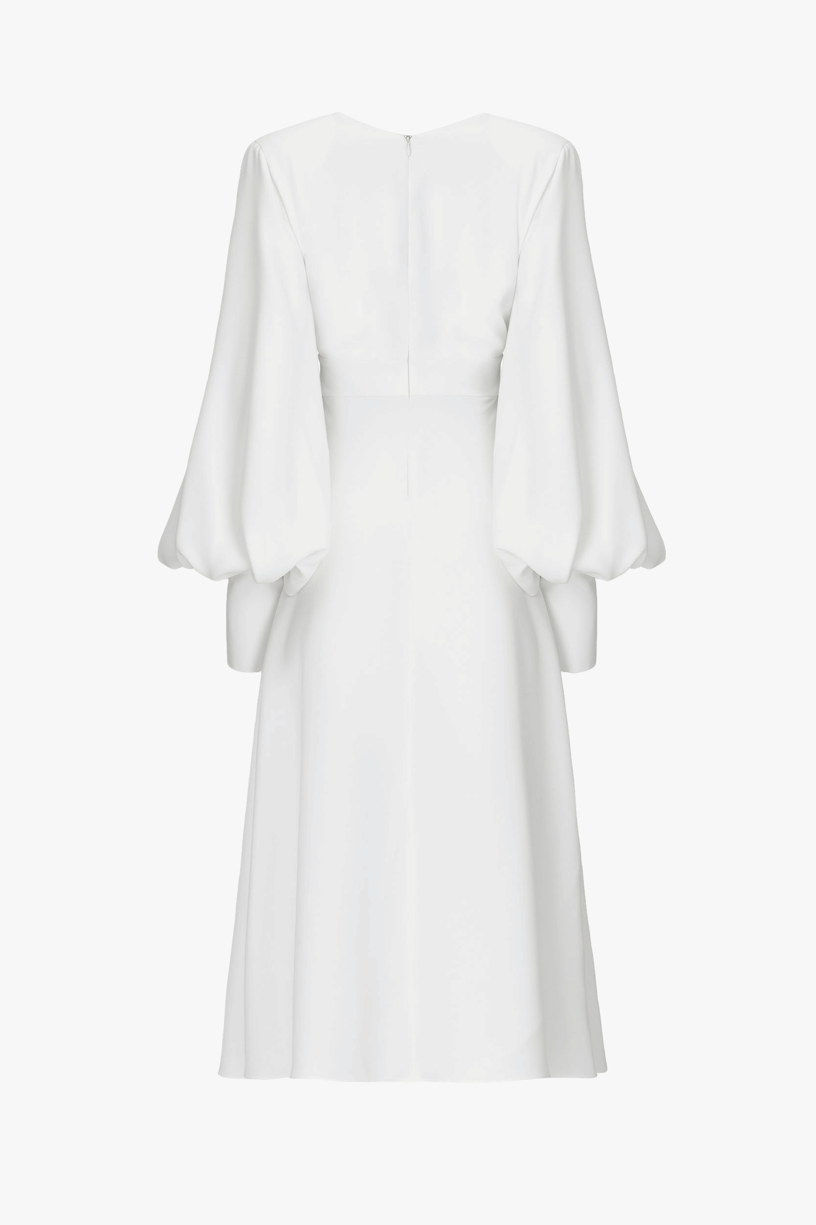 Venice Dress in White made by Vestiaire d'un Oiseau Libre