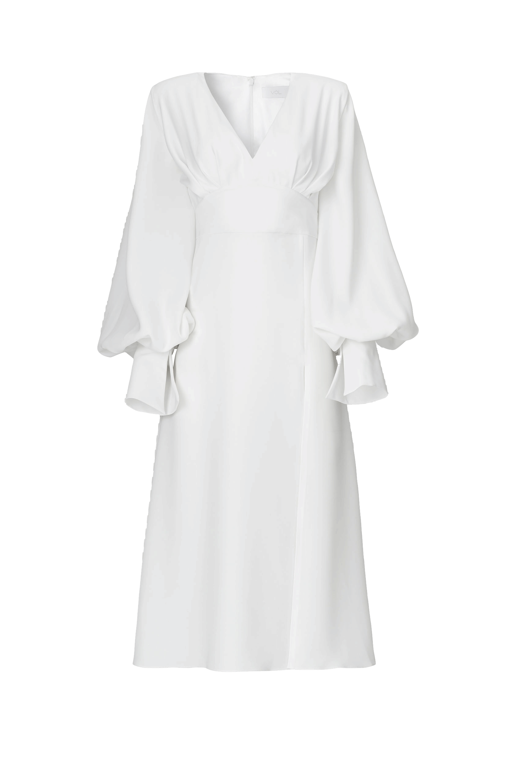 Venice Dress in White made by Vestiaire d'un Oiseau Libre