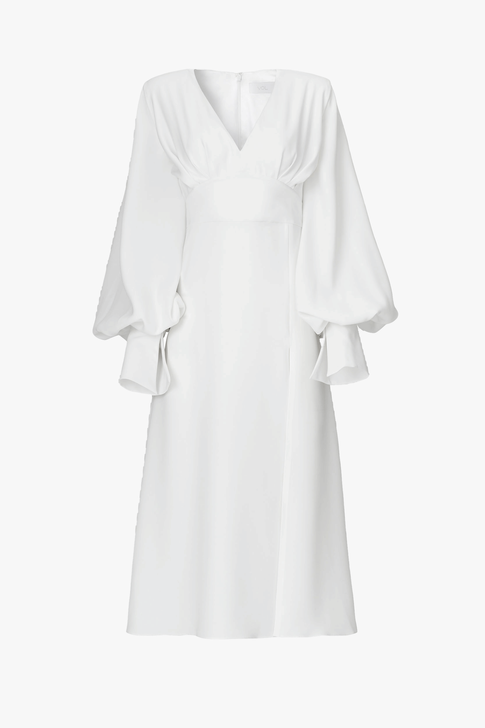 Venice Dress in White made by Vestiaire d'un Oiseau Libre