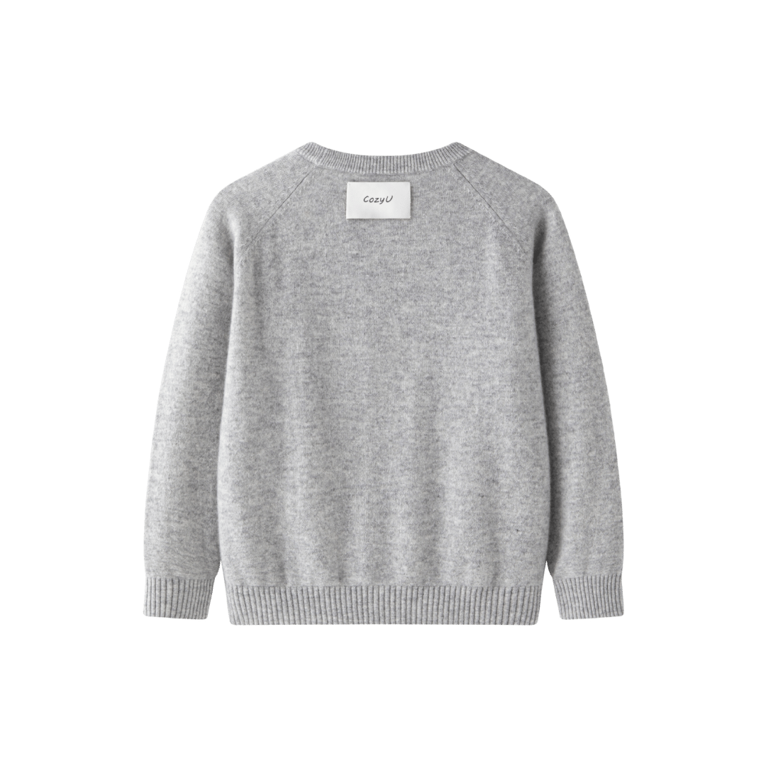 Bear Cub Cashmere Crewneck Jumper made by CozyU