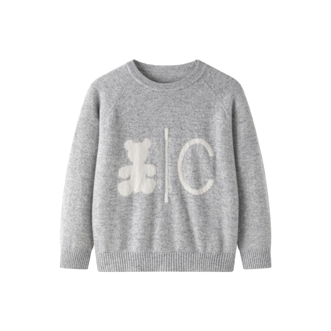 Bear Cub Cashmere Crewneck Jumper made by CozyU