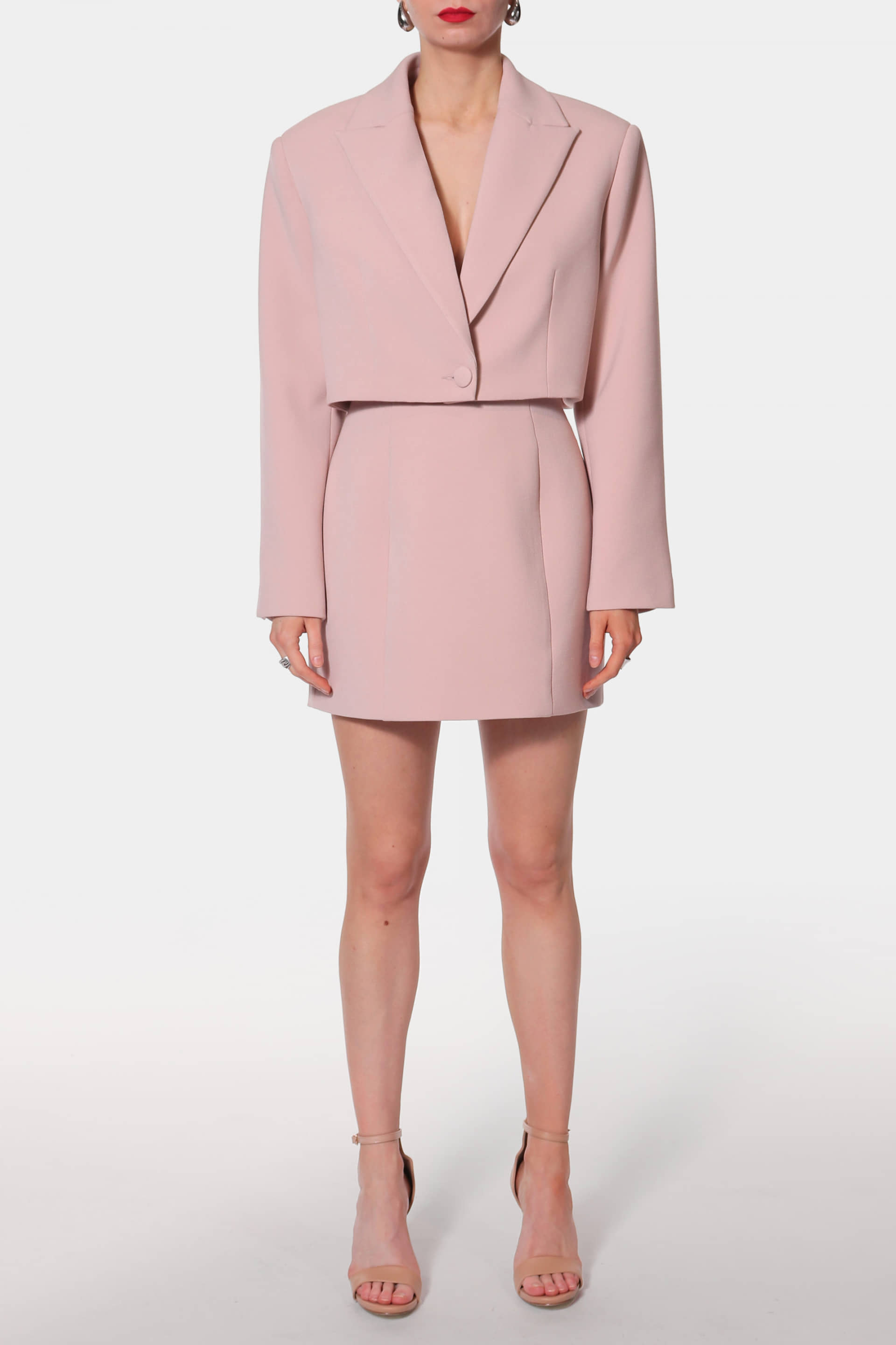 Blazer Pola Pink Peach made by HALEWSKI