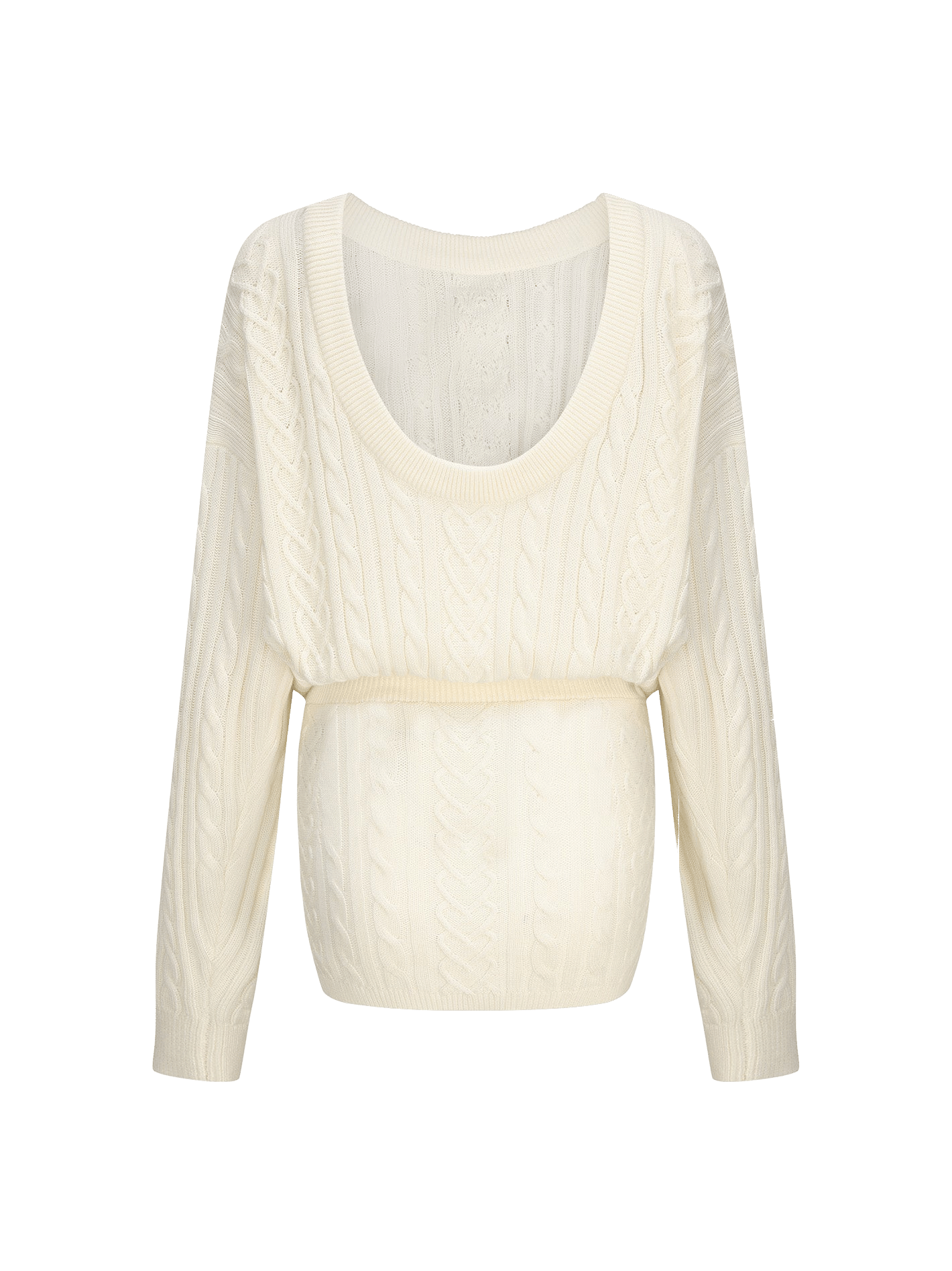 Kendall Knit Dress (White) made by Nana Jacqueline