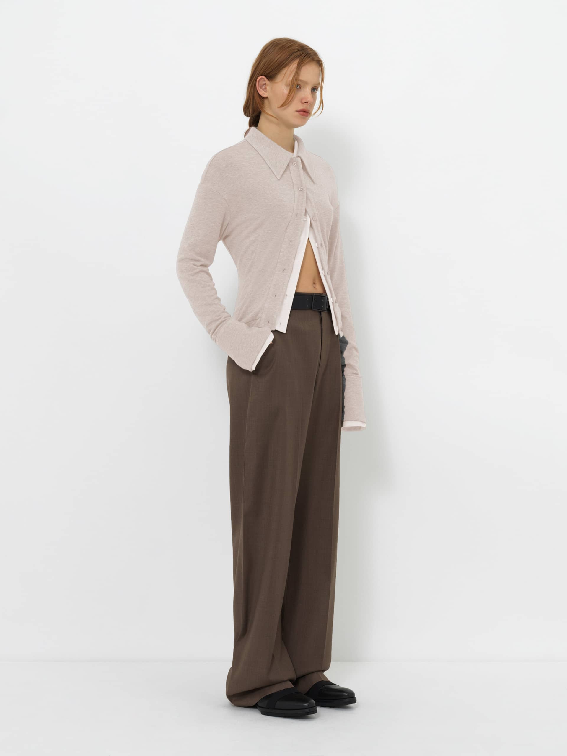 FITTED JERSEY SHIRT made by YIBRI