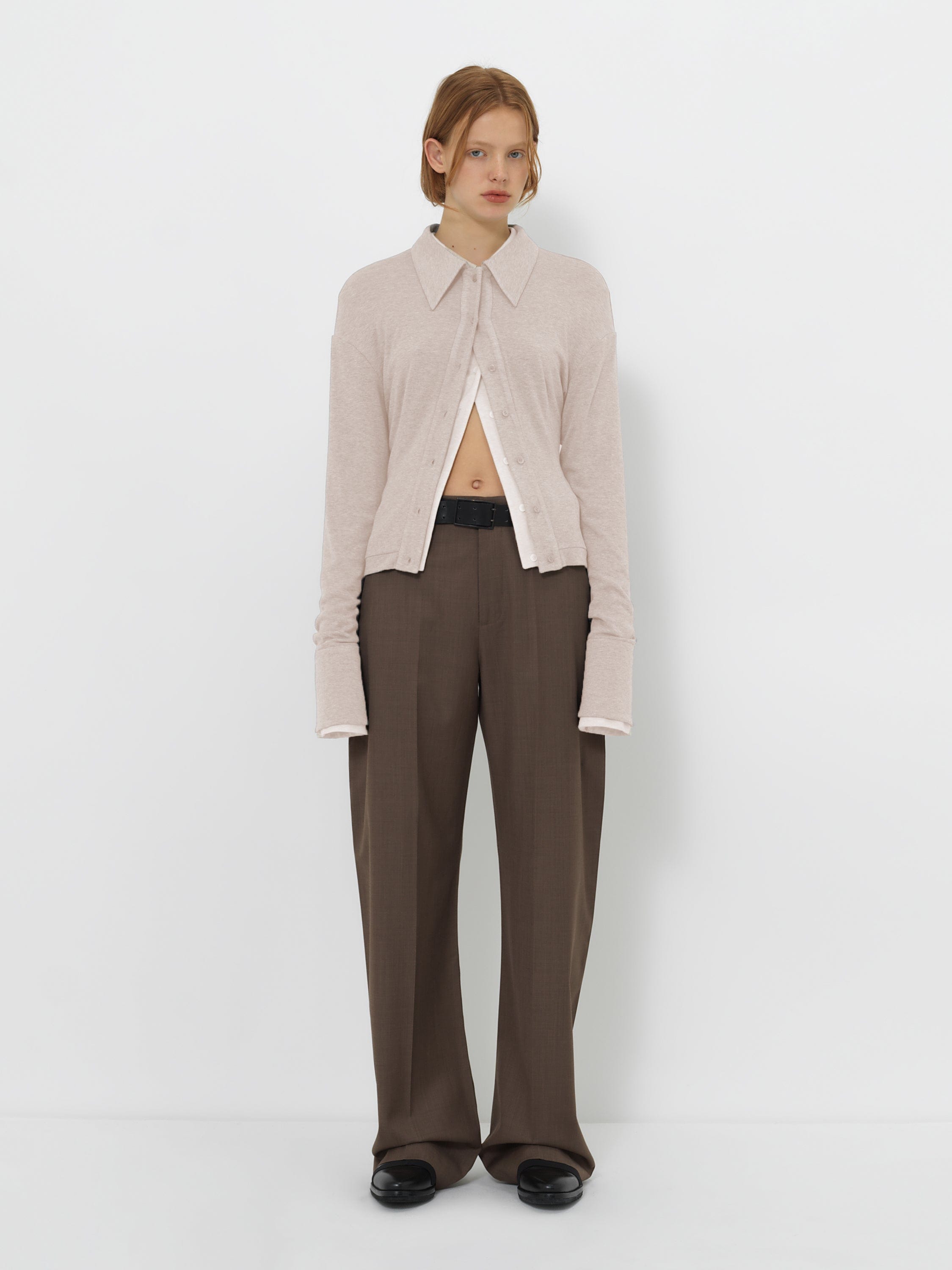 FITTED JERSEY SHIRT made by YIBRI