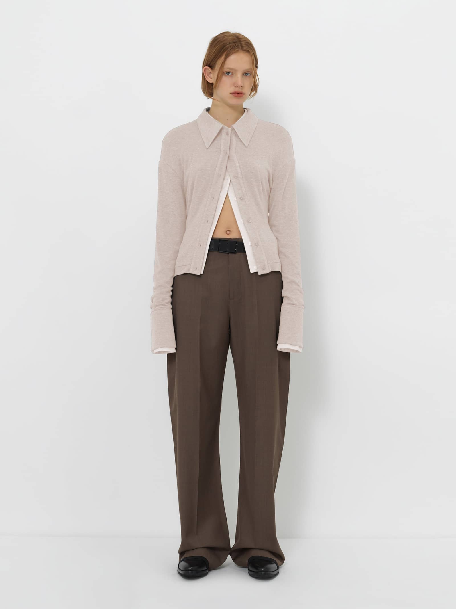 FITTED JERSEY SHIRT made by YIBRI