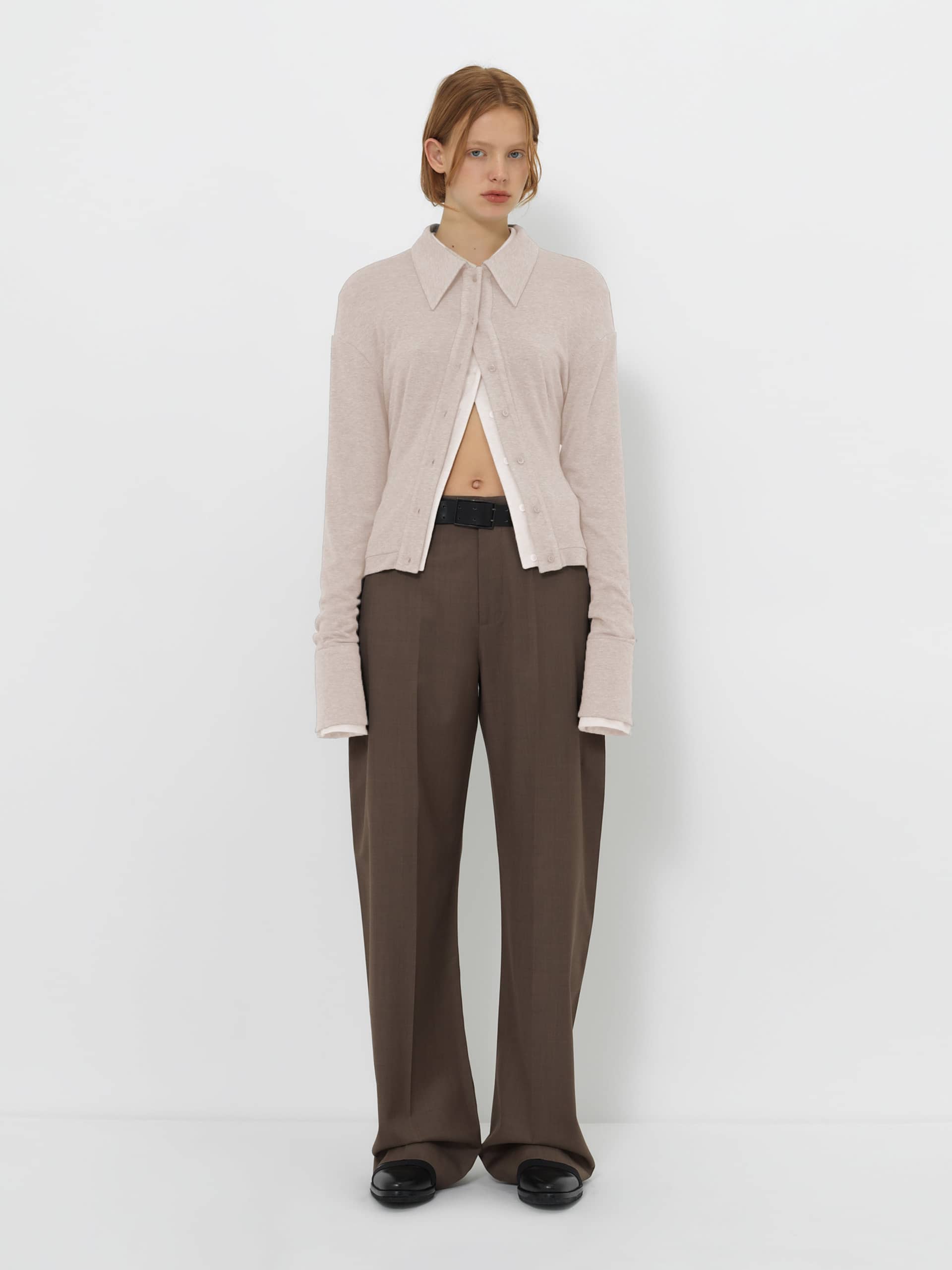 FITTED JERSEY SHIRT made by YIBRI